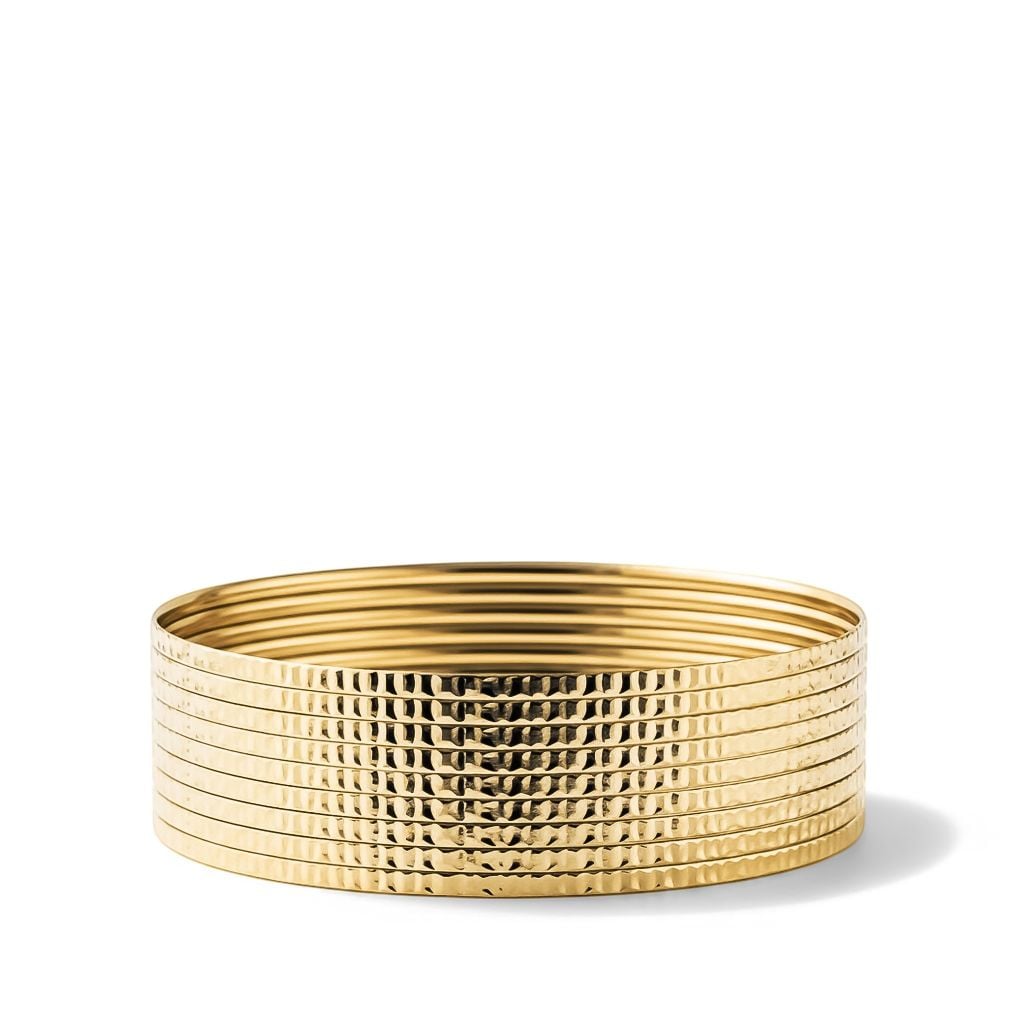  SOLID GOLD BANGLE SET 