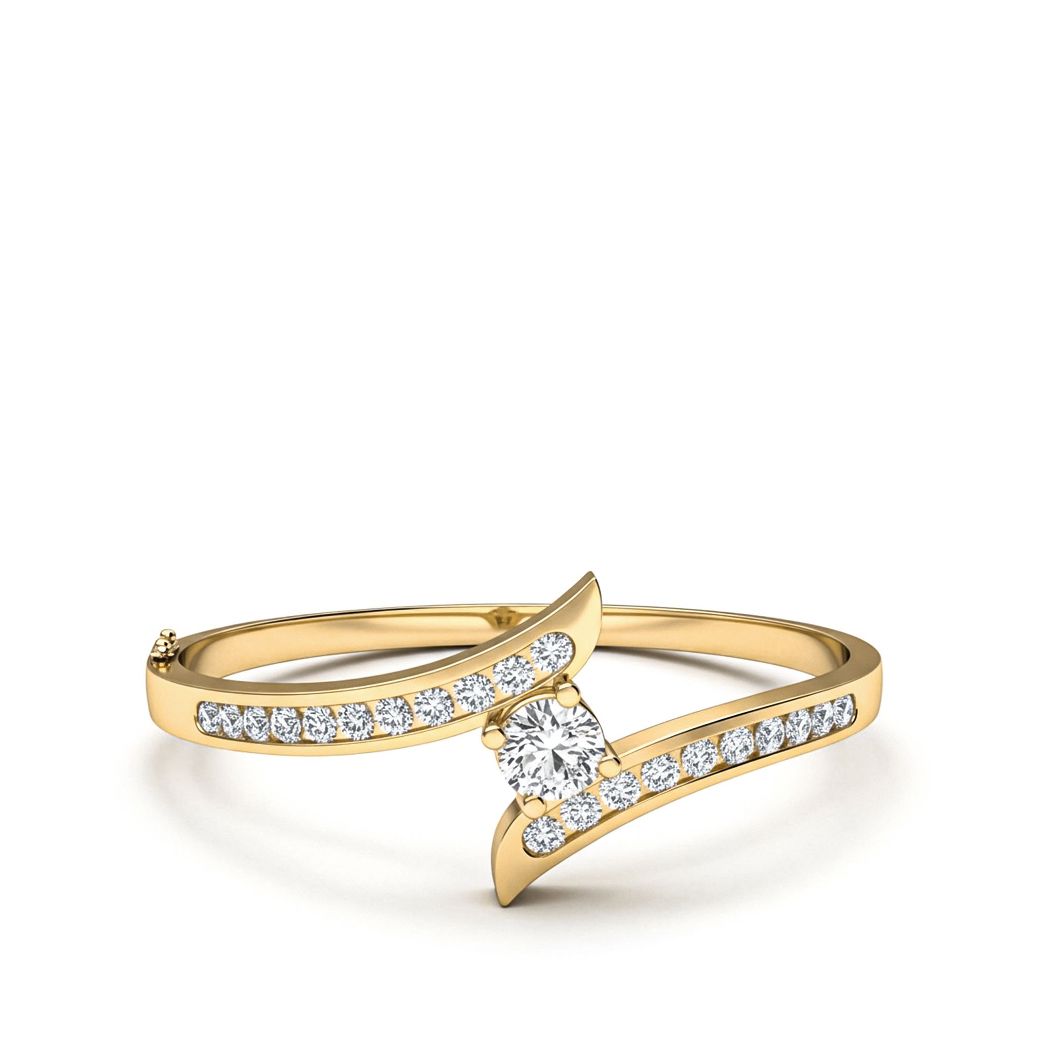 ACCENTED BYPASS BANGLE