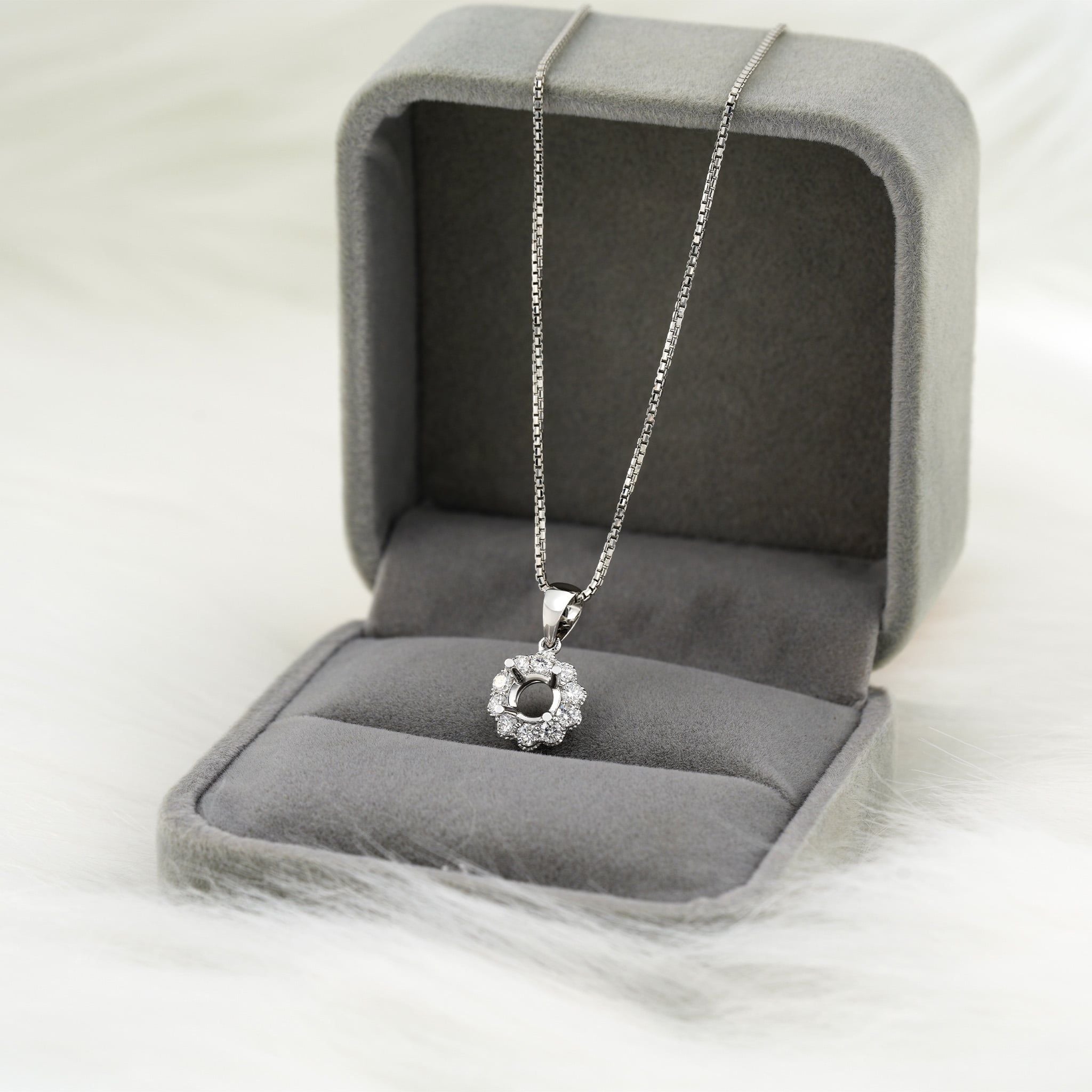HALO SEMI-SET PENDANT