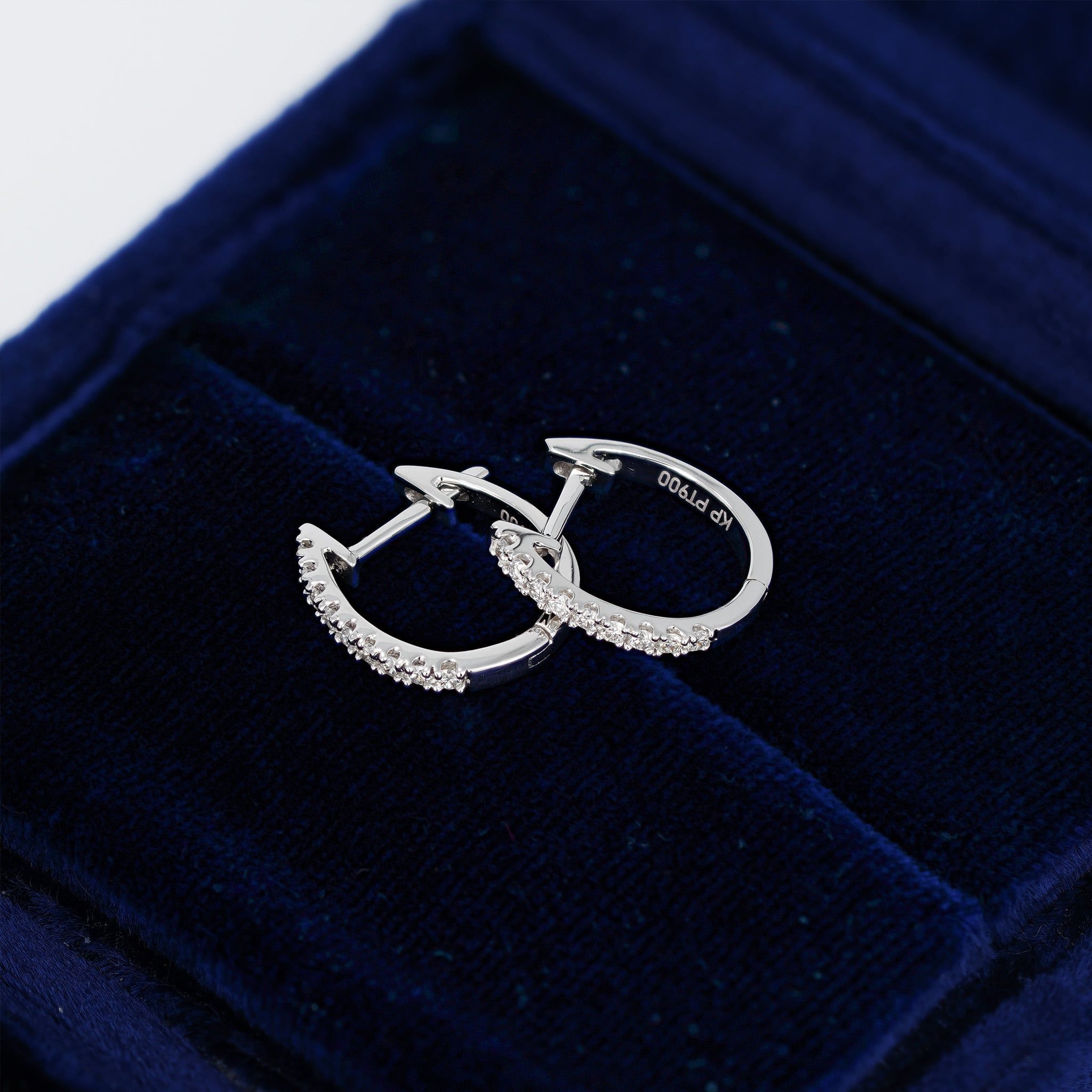 PAVÉ HOOP EARRINGS