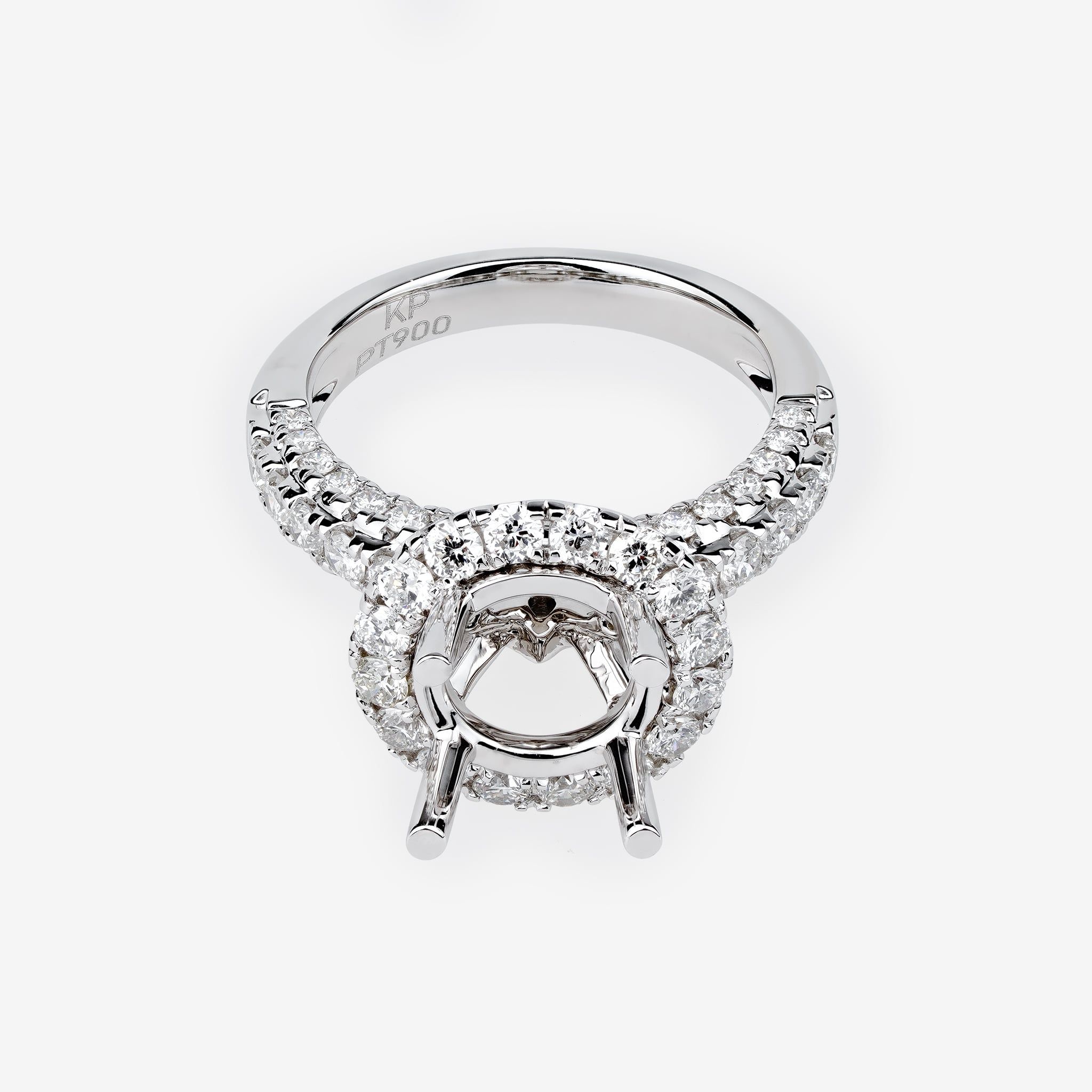 HALO SEMI-SET RING