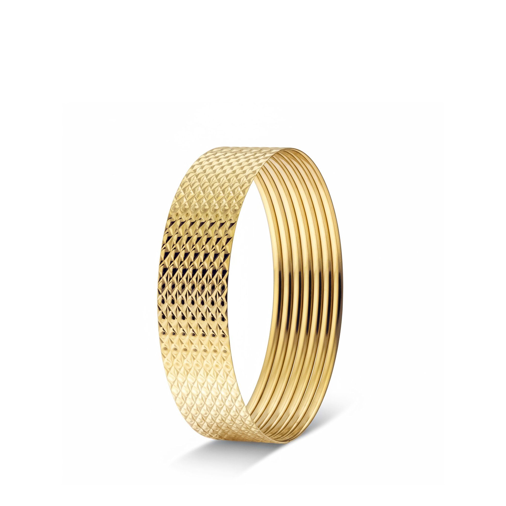 SOLID GOLD BANGLE SET