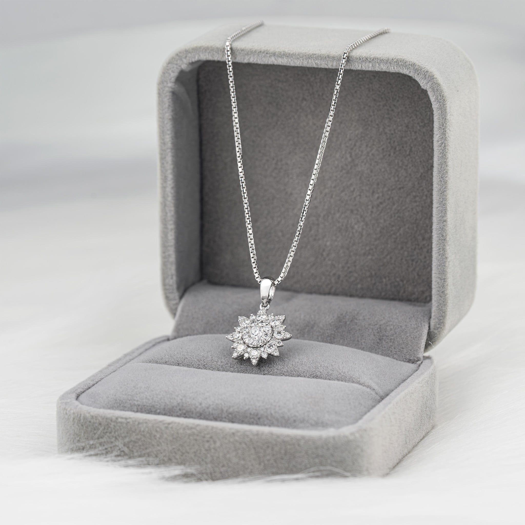 SUNBURST CLUSTER PENDANT