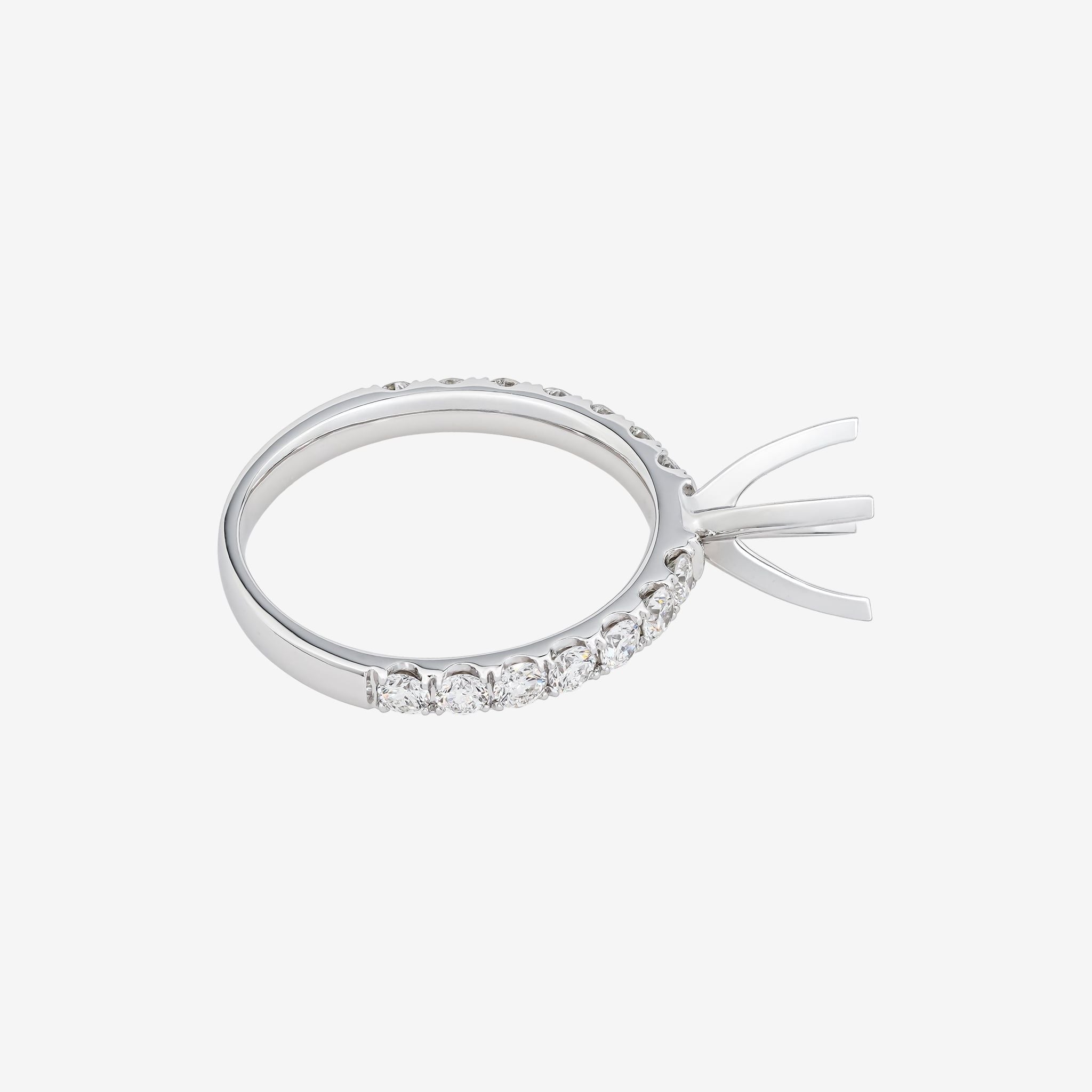 HIGH PROFILE SEMI-SET RING