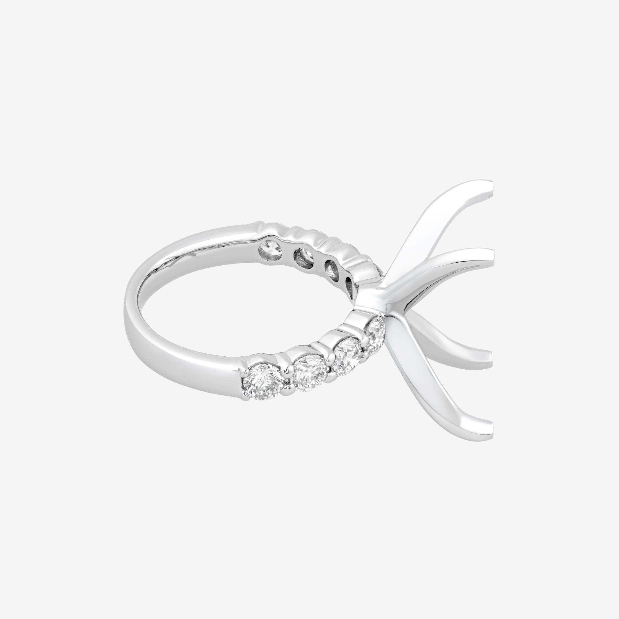 EMERALD SEMI-SET RING