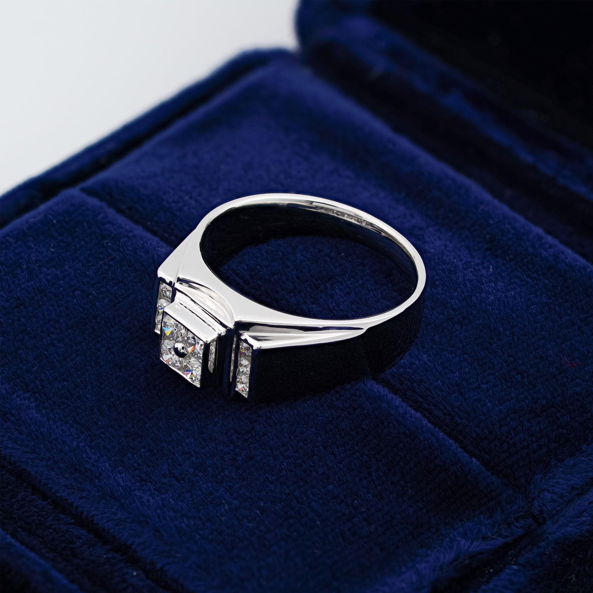 STEP SHOULDER MEN RING