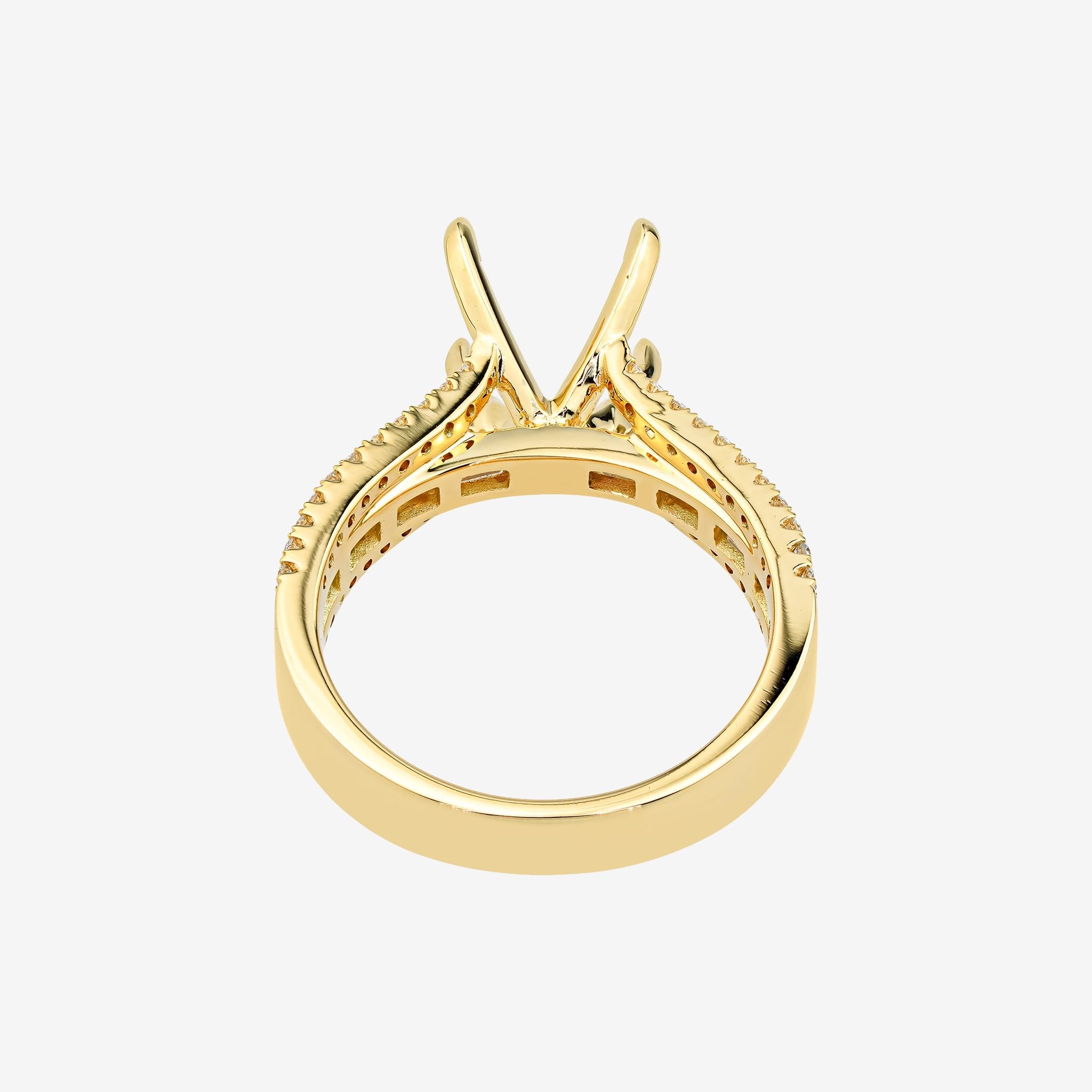 CATHEDRAL SEMO-SET RING