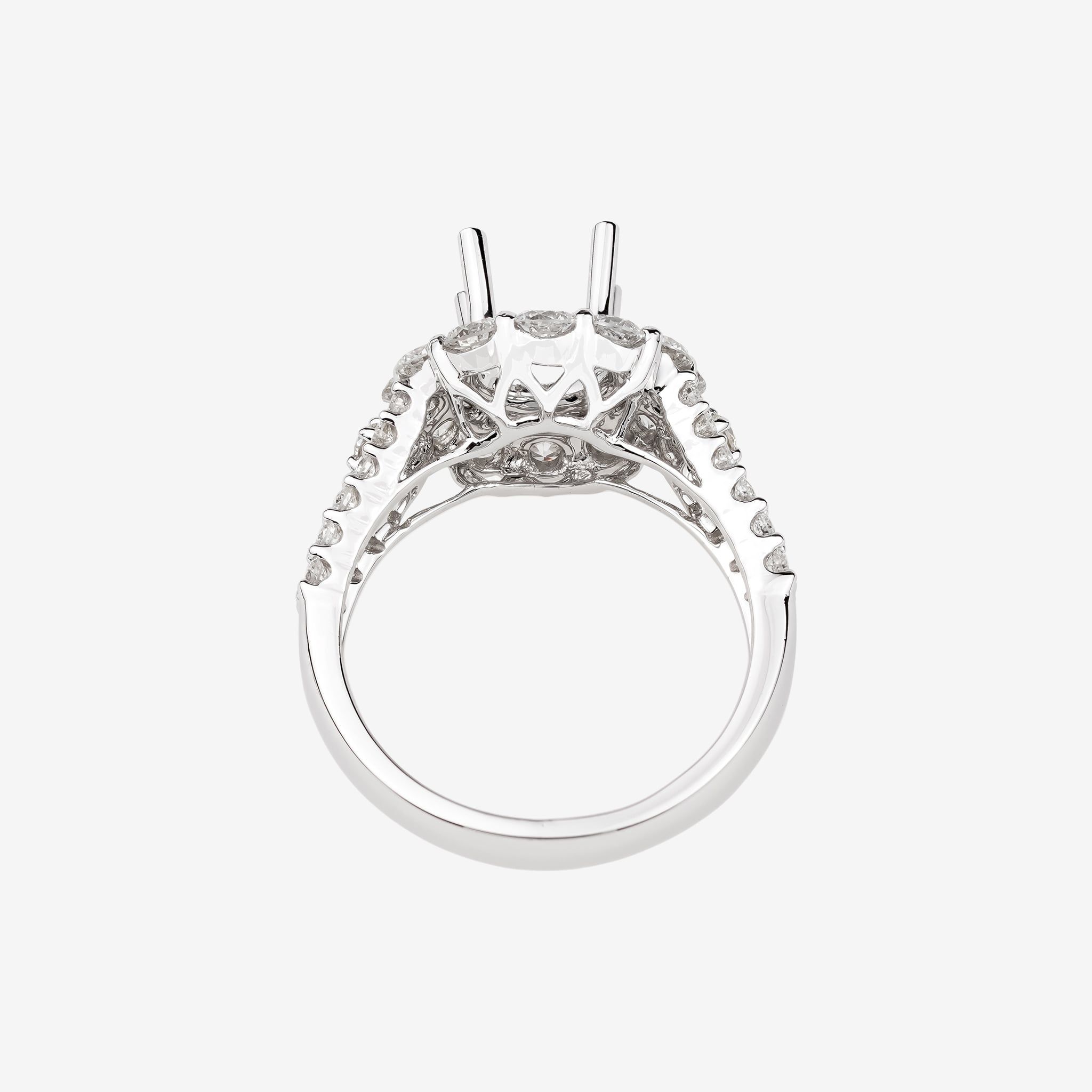 HALO SEMI-SET RING