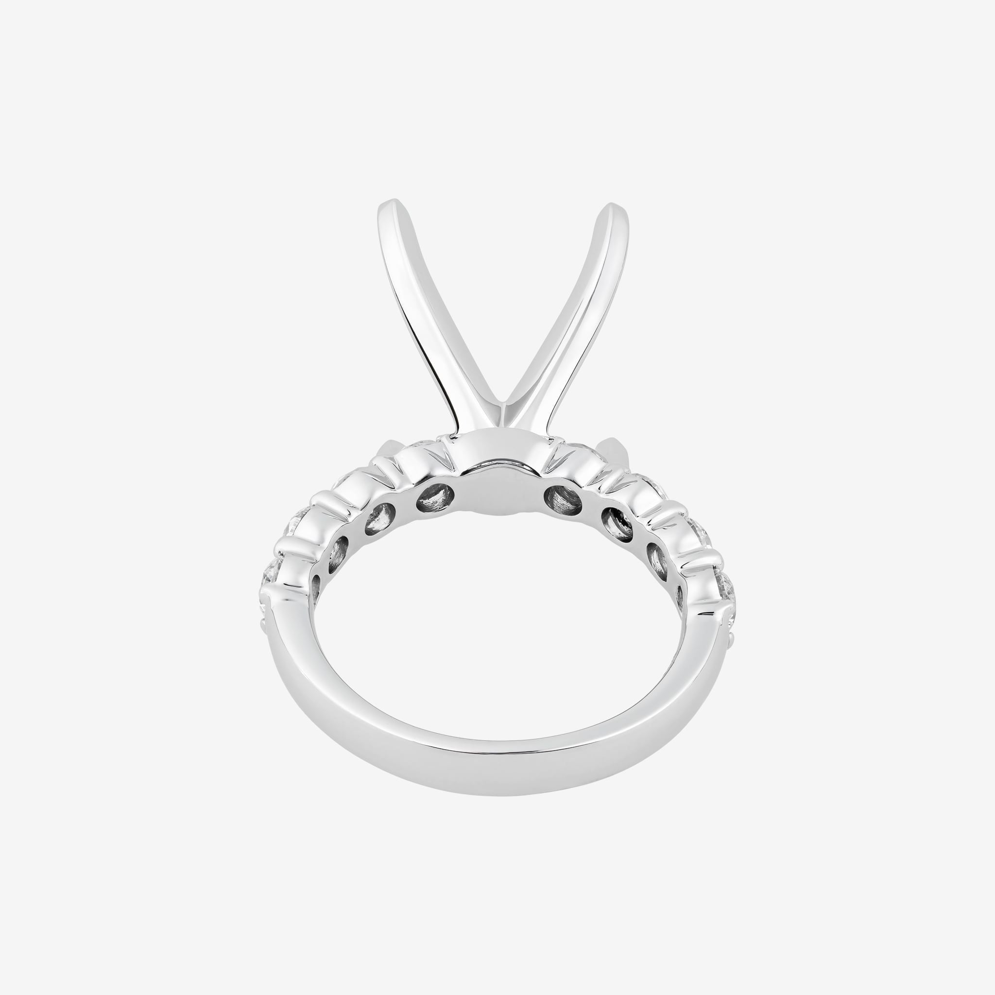 EMERALD SEMI-SET RING