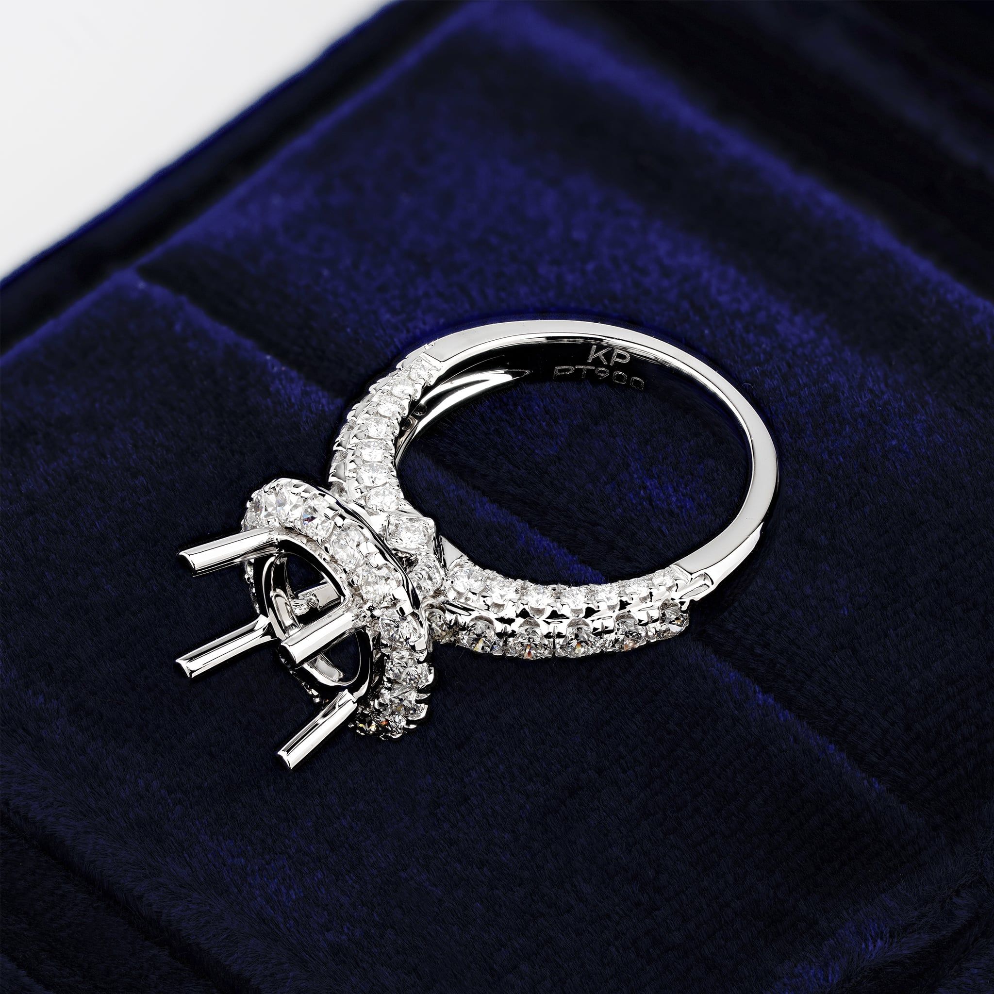 HALO SEMI-SET RING
