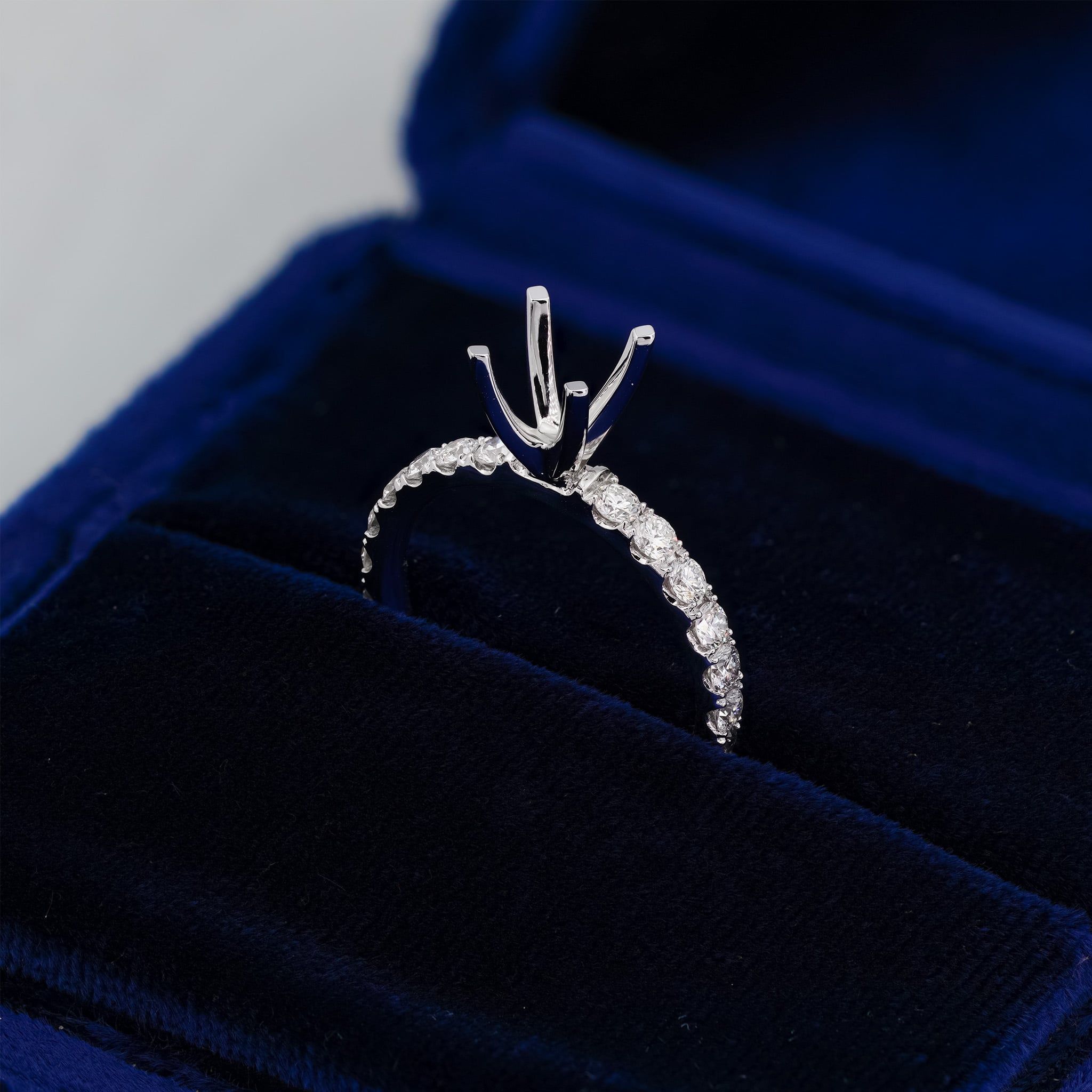 HIGH PROFILE SEMI-SET RING
