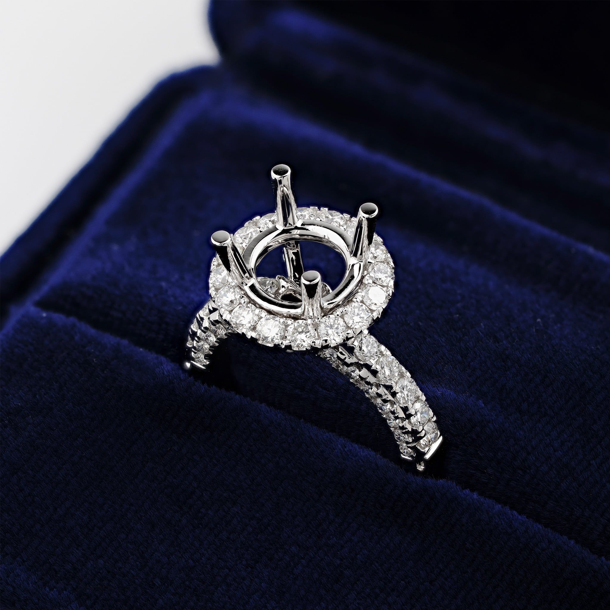 HALO SEMI-SET RING