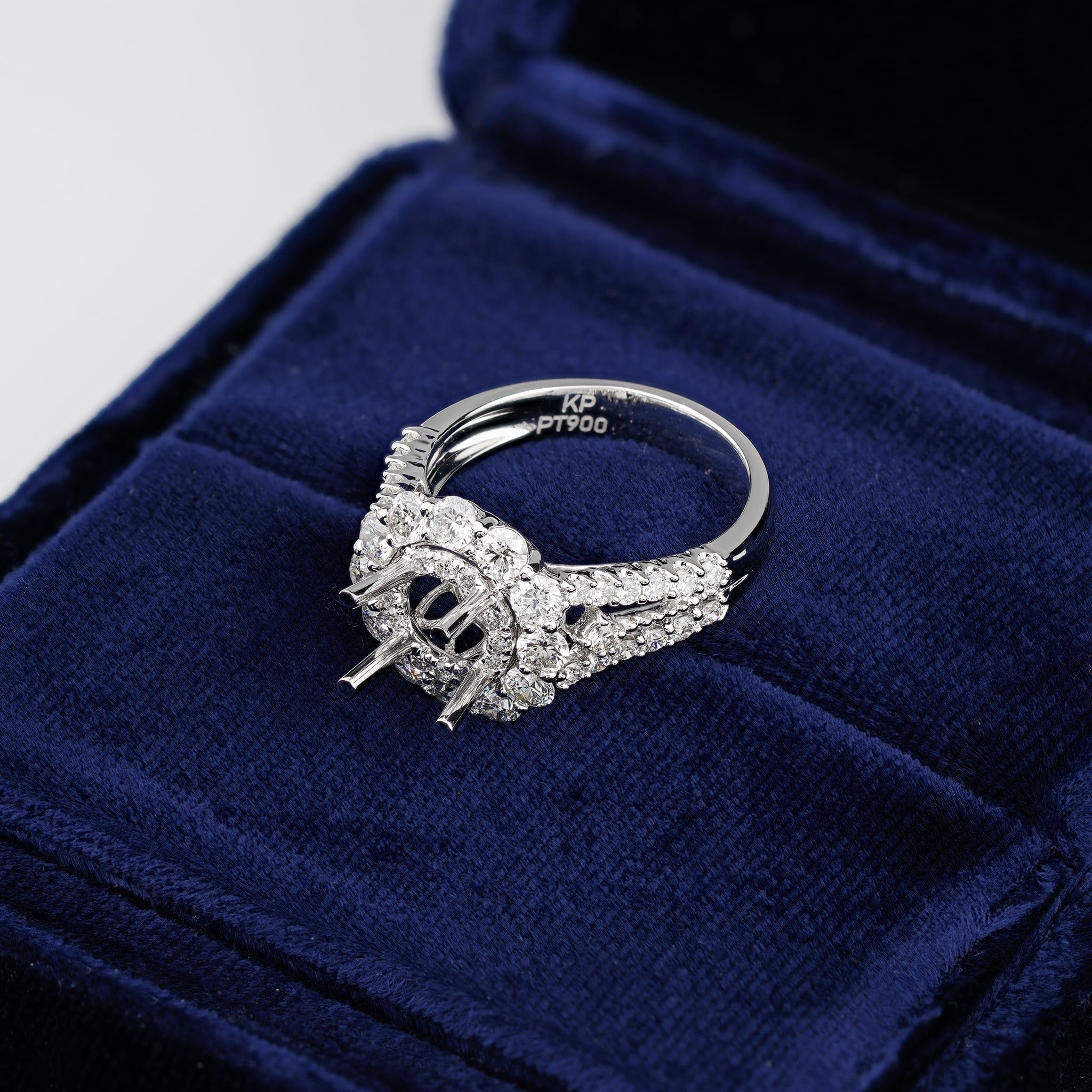 HALO SEMI-SET RING