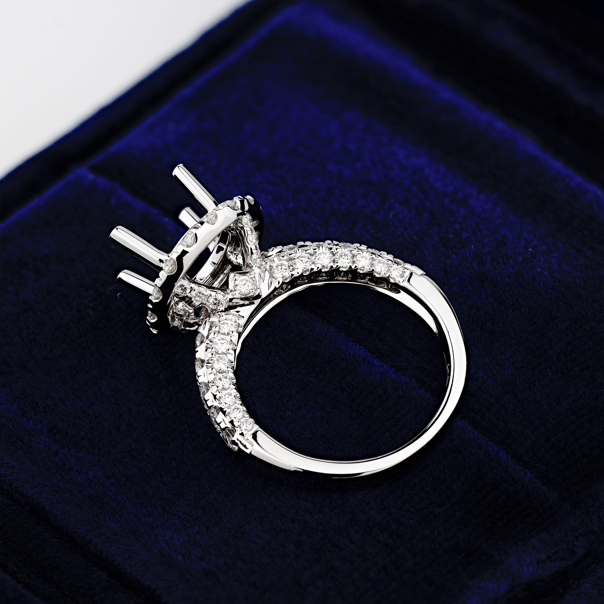 HALO SEMI-SET RING