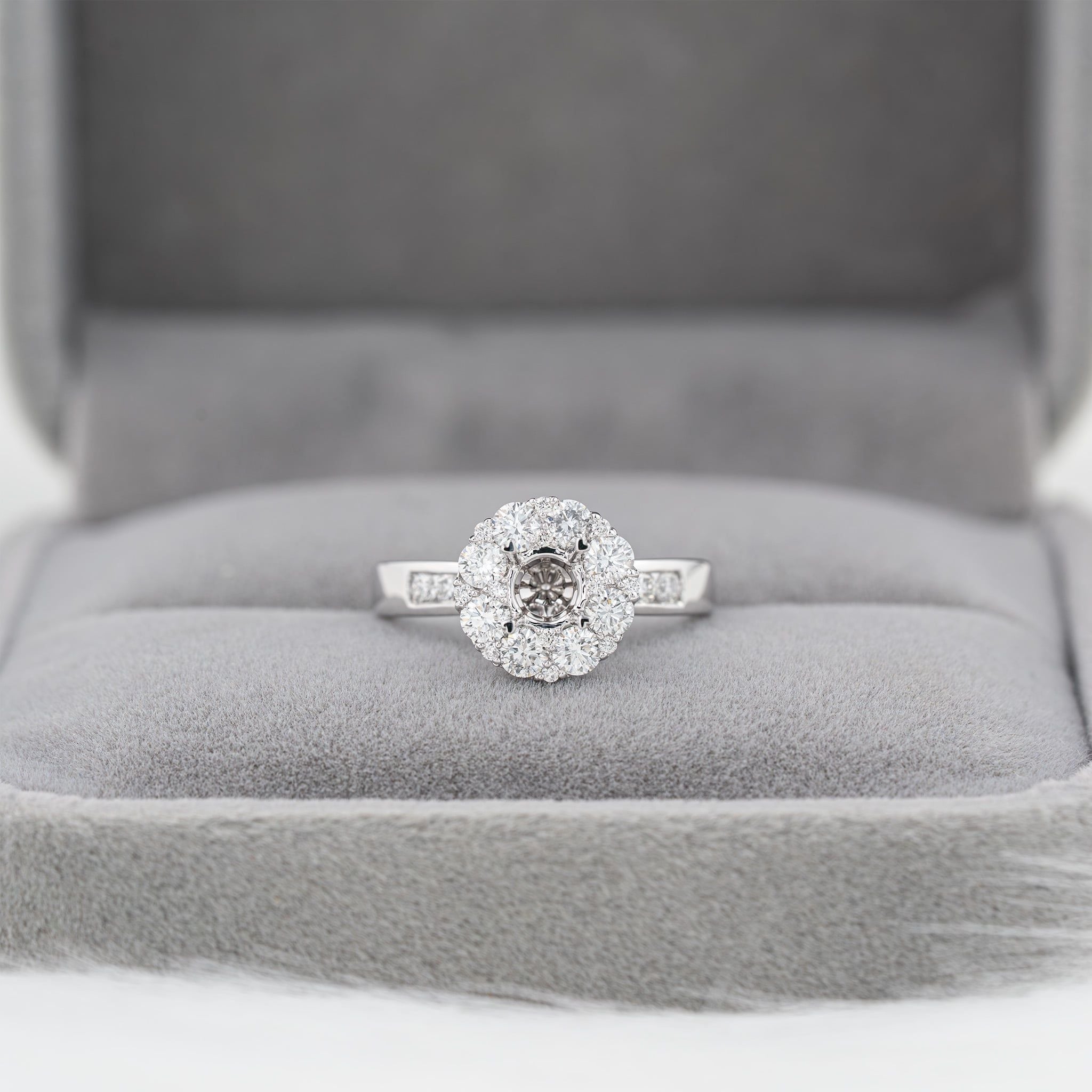 HALO SEMI-SET RING