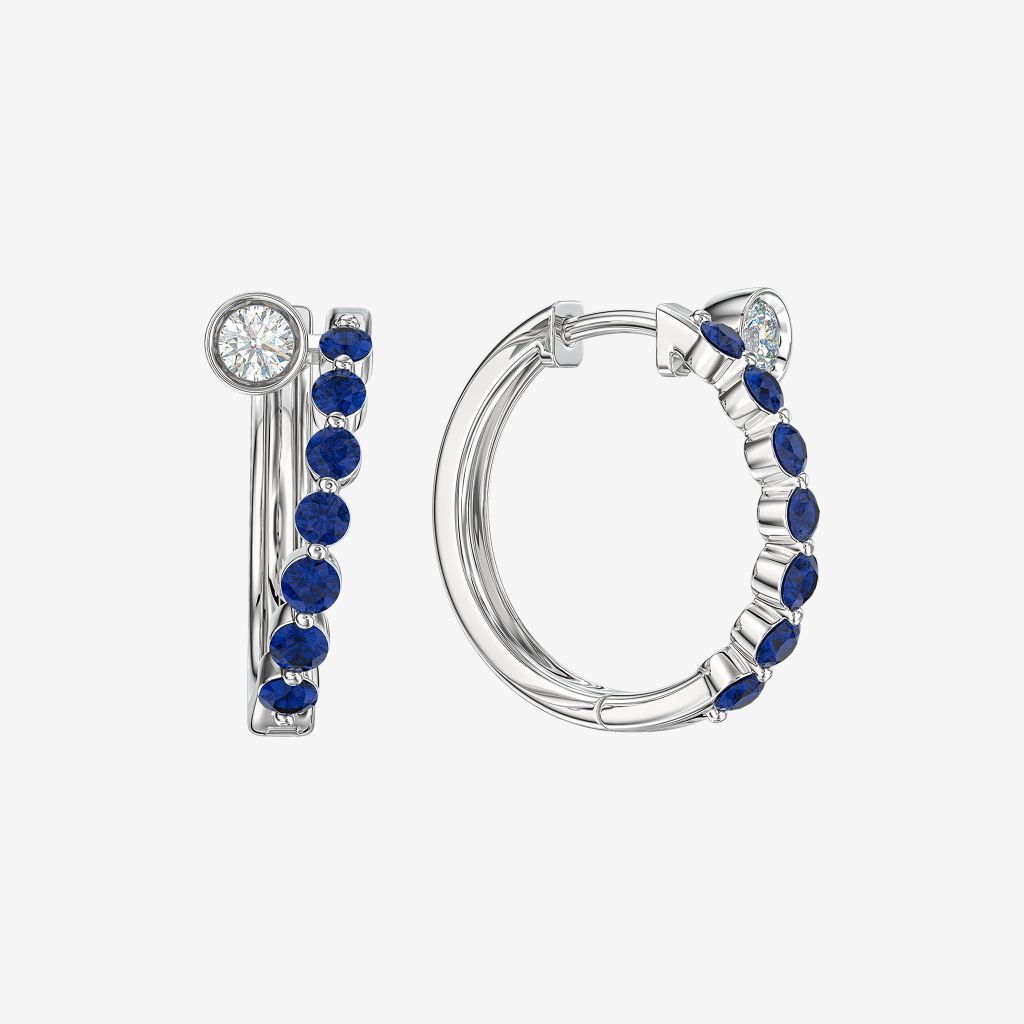  FREEFORM HOOP EARRINGS 