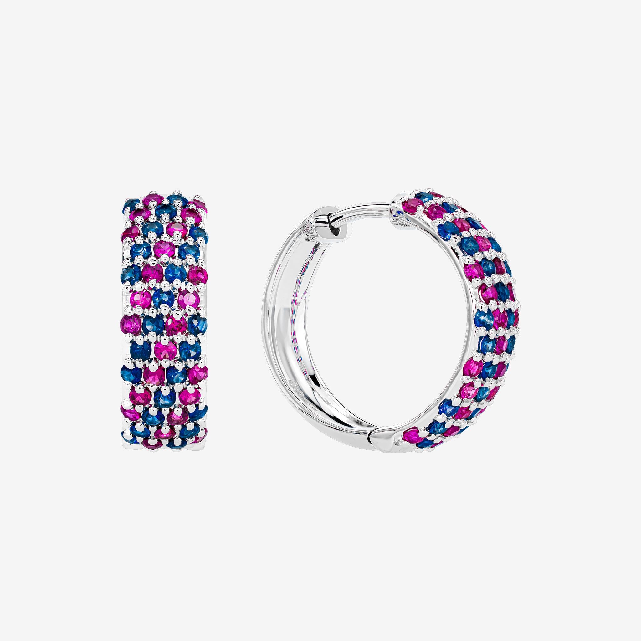 PAVÉ HOOP EARRINGS