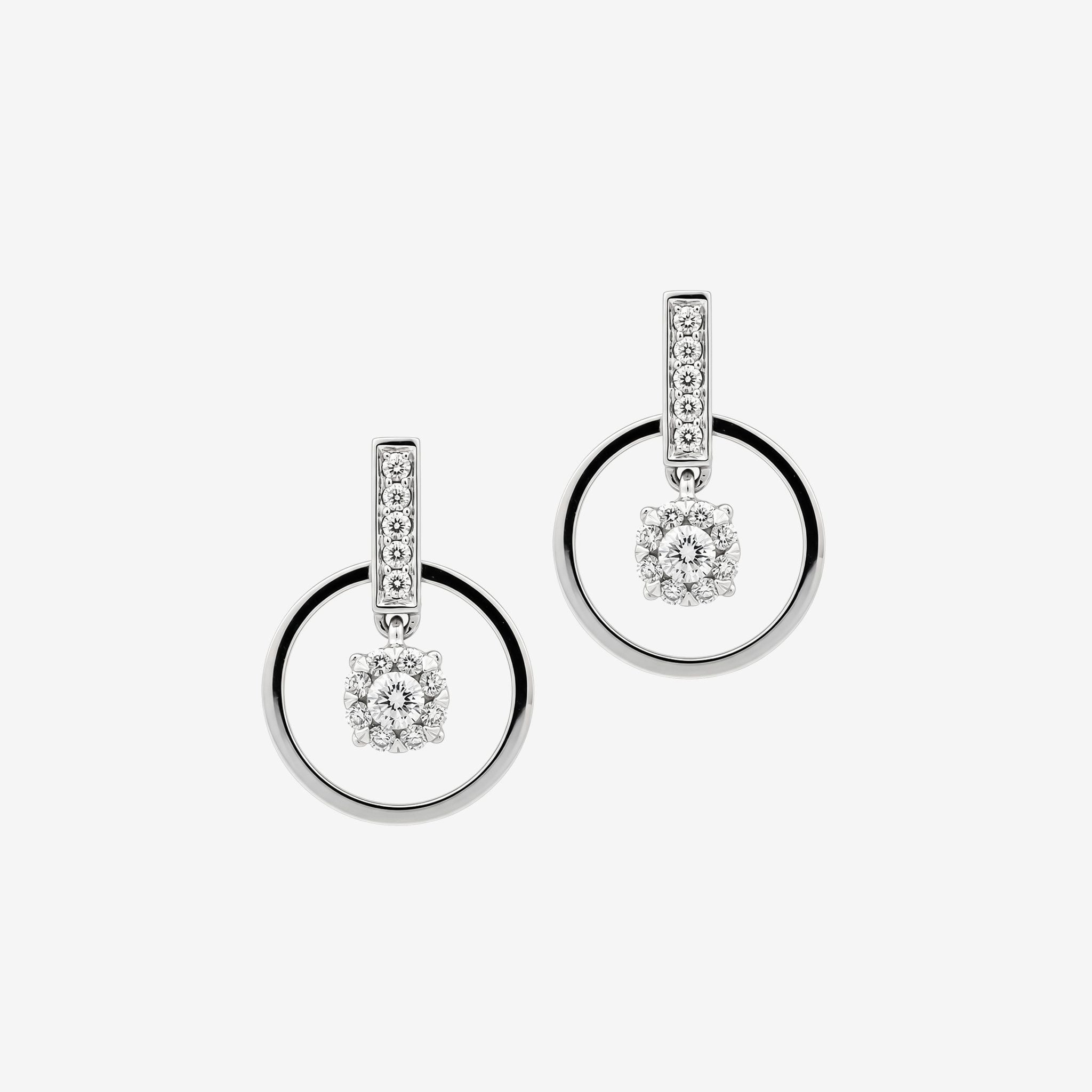 CELESTE CLUSTER DROP STUD EARRINGS