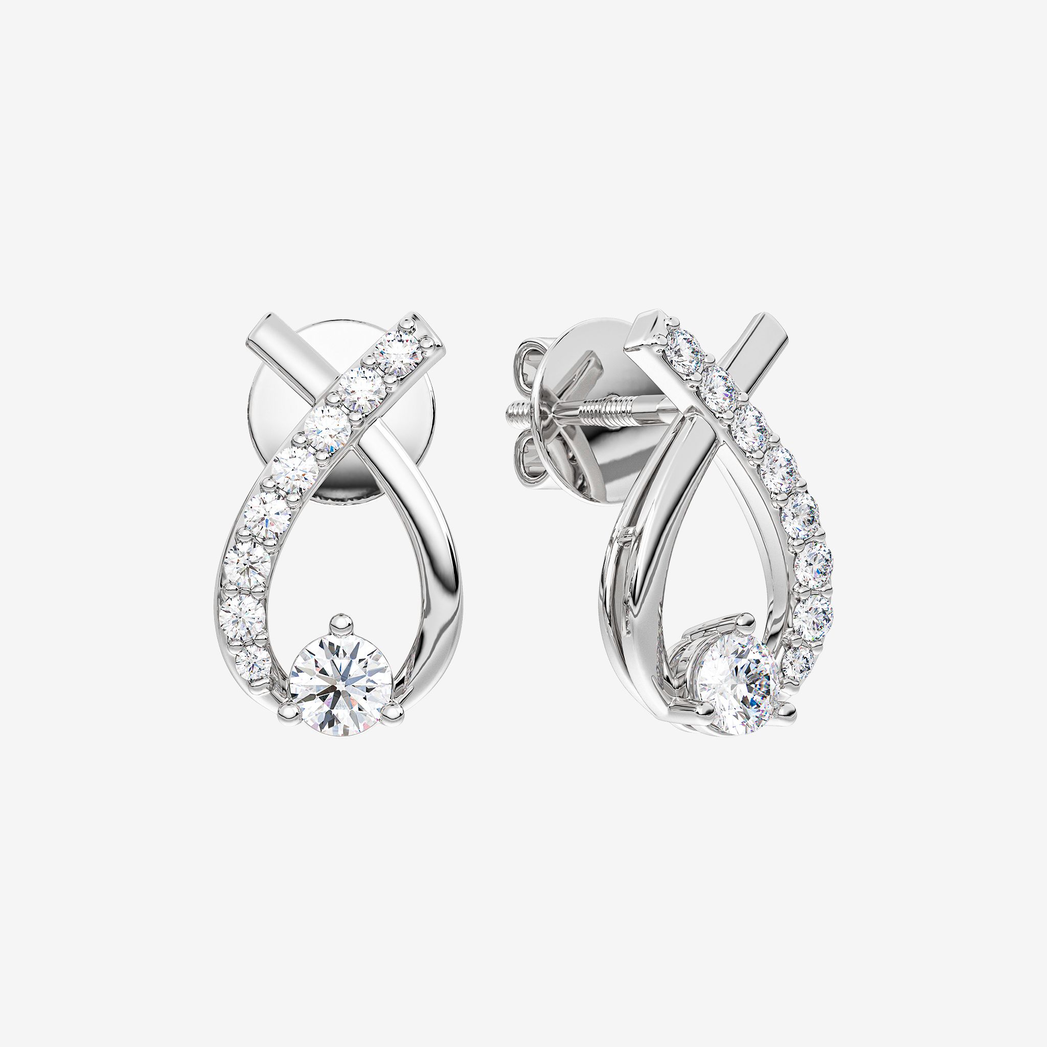 LOOP STUD EARRINGS