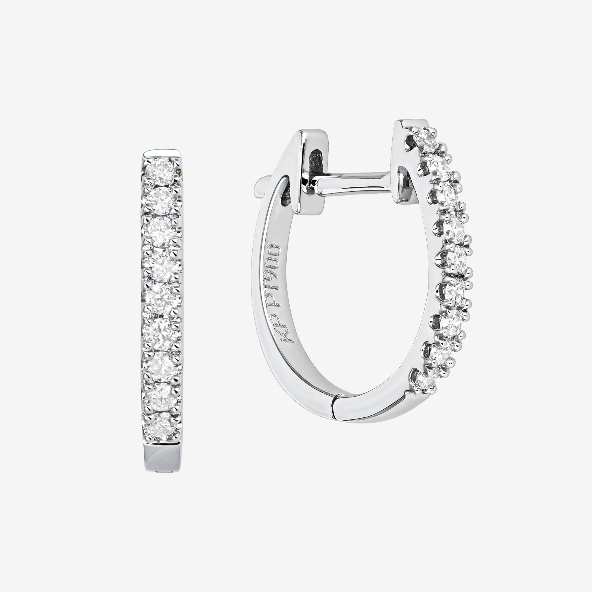 PAVÉ HOOP EARRINGS