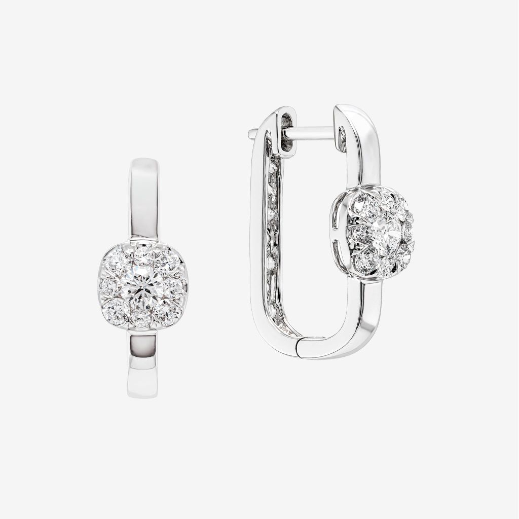  CLUSTER HOOP EARRINGS 