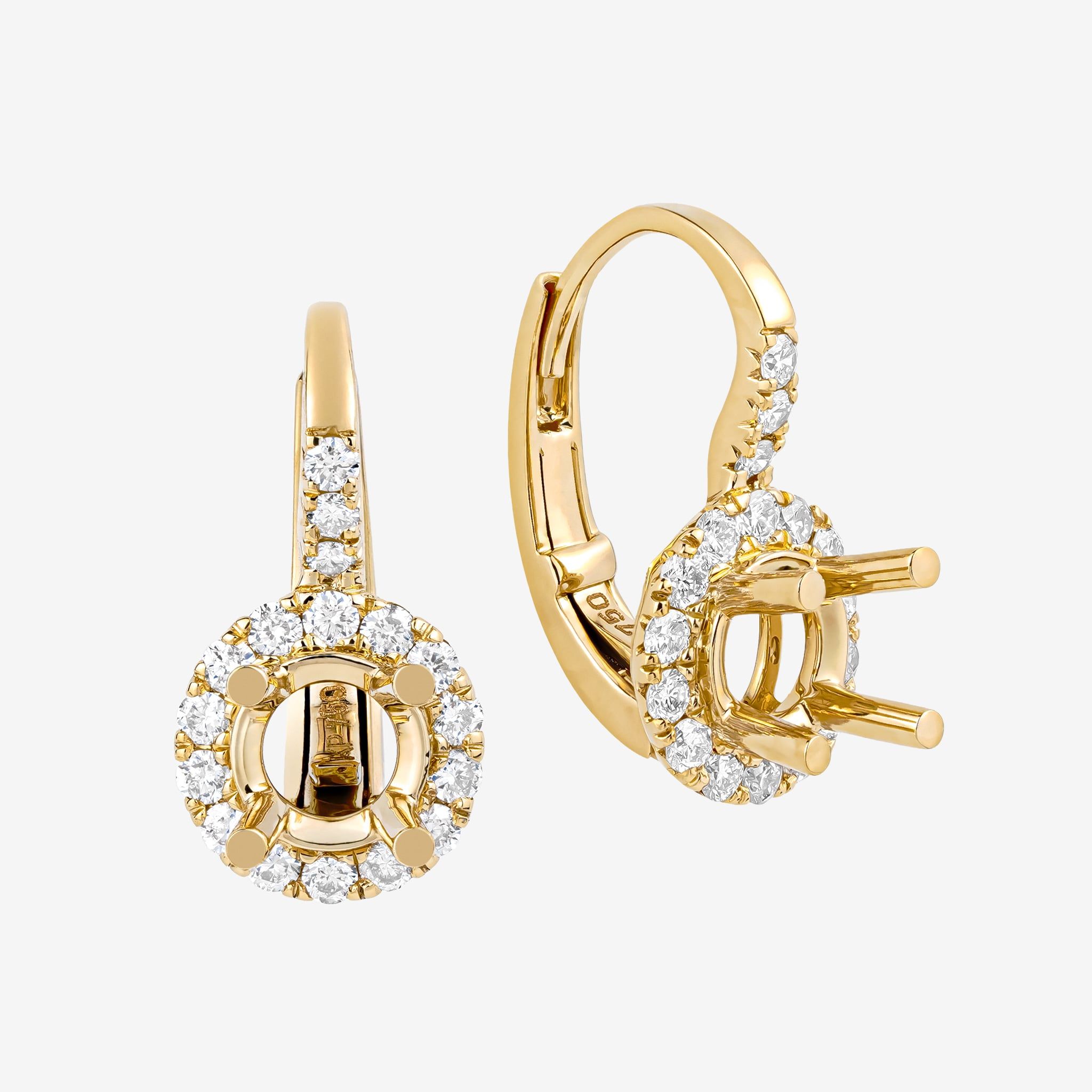 HALO LEVERBACK EARRINGS