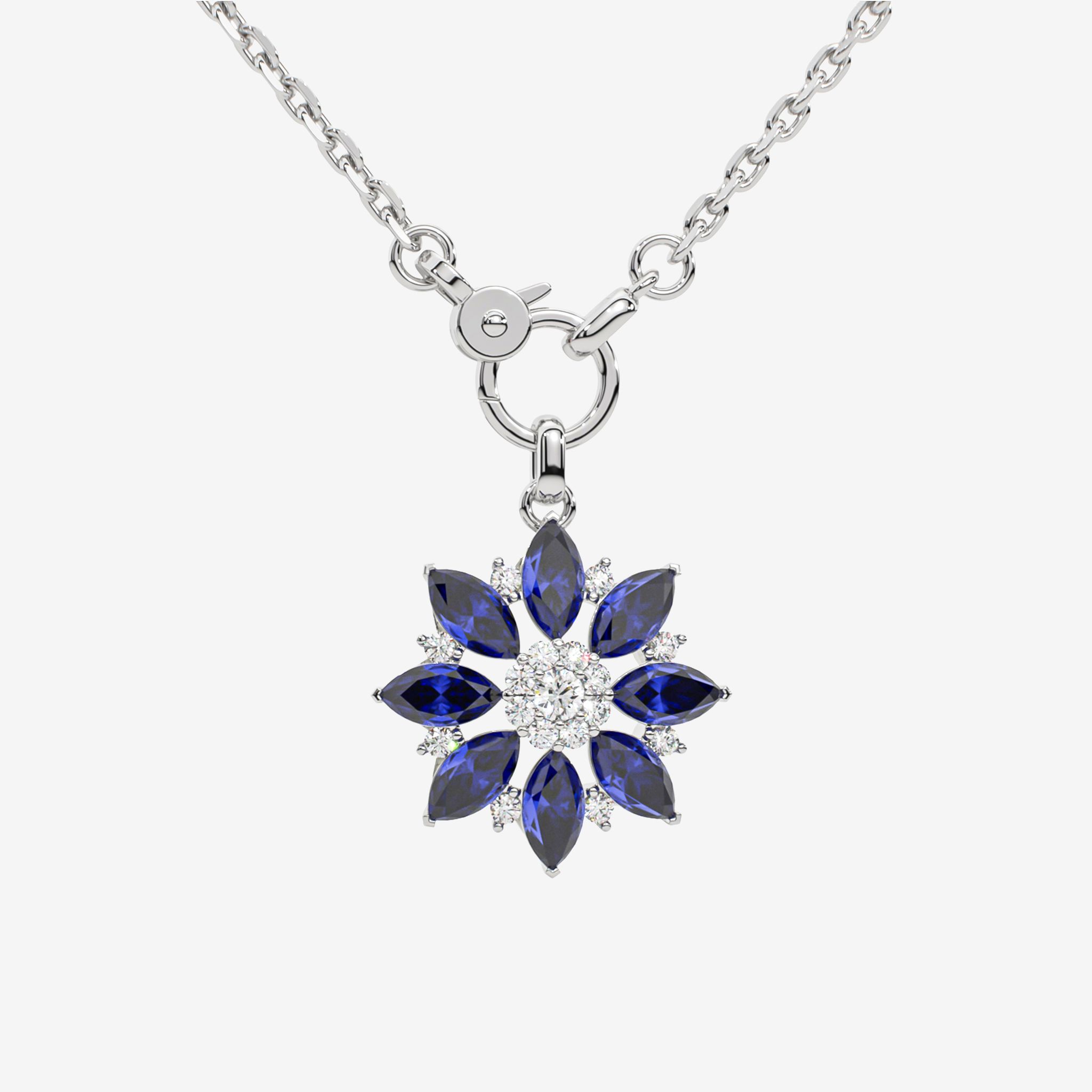 FLORAL CLUSTER NECKLACE