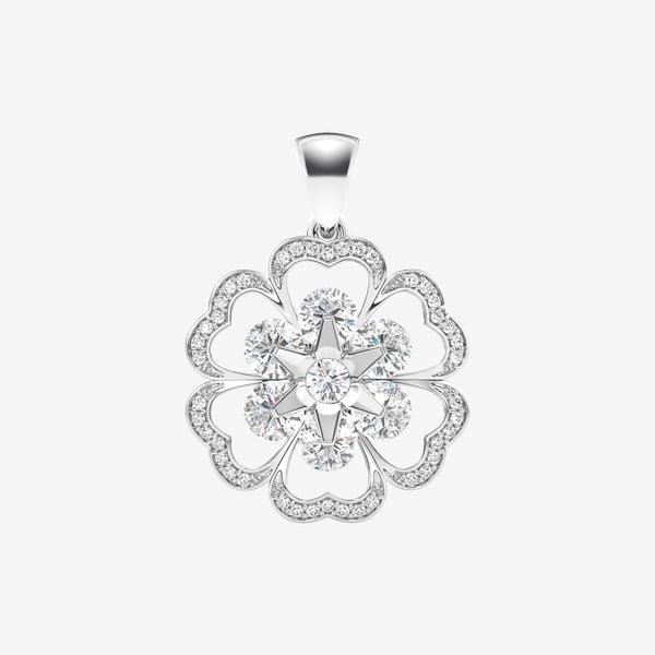  ACCENTED LUMINOUS BLOSSOM PENDANT 