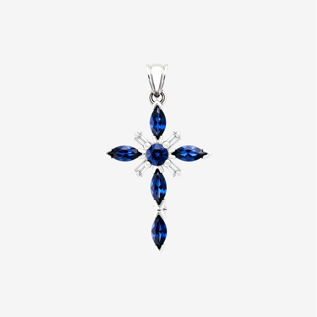  RADIANT CROSS PENDANT 