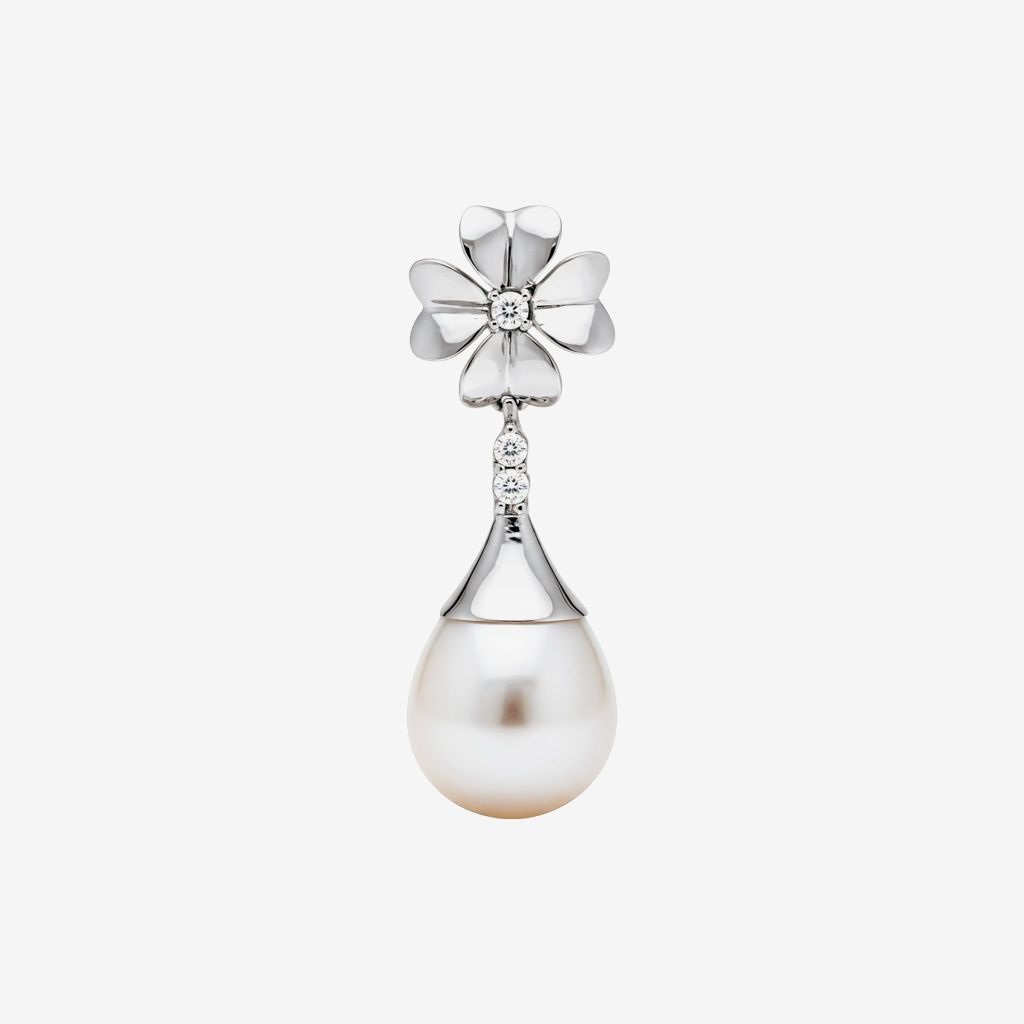  CLOVER DROP PEARL PENDANT 