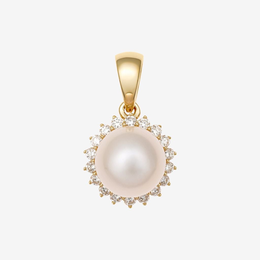  PEARL HALO PENDANT 