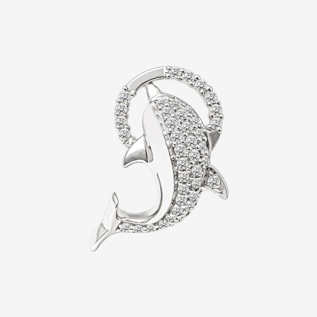  ACCENTED FISH PENDANT 