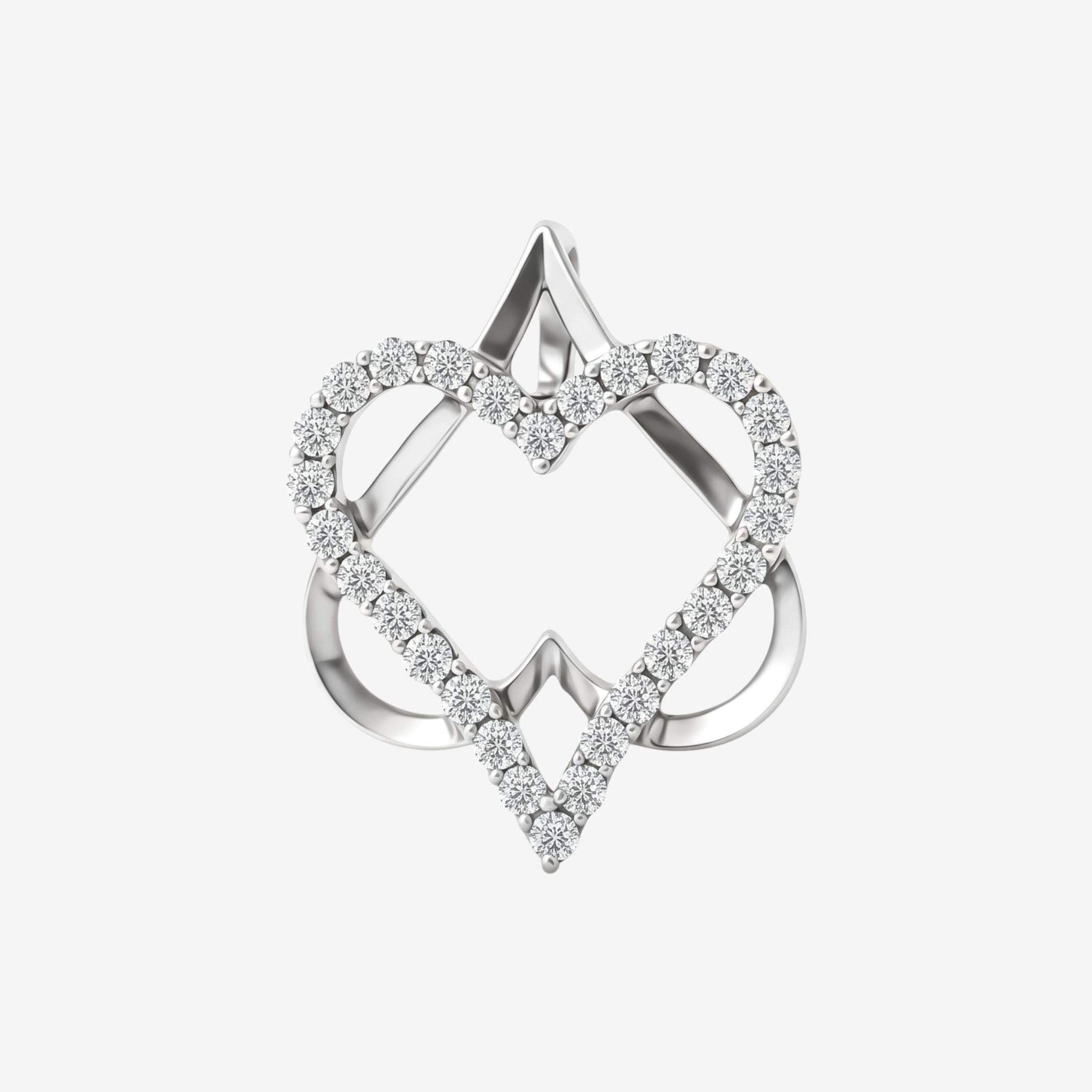 ACCENTED HEART PENDANT