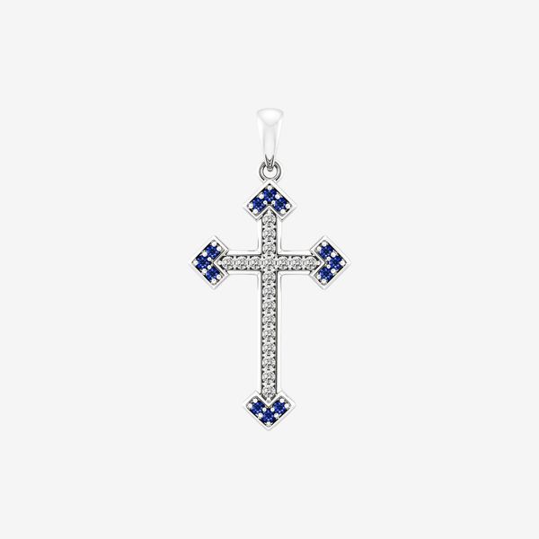 TRINITY PAVÉ CROSS PENDANT 