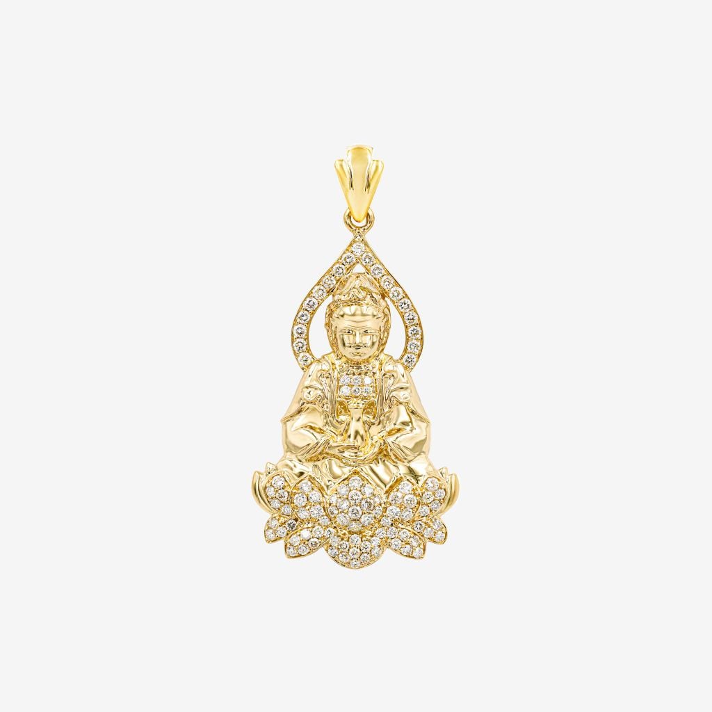  MANDORLA GUANYIN PENDANT 