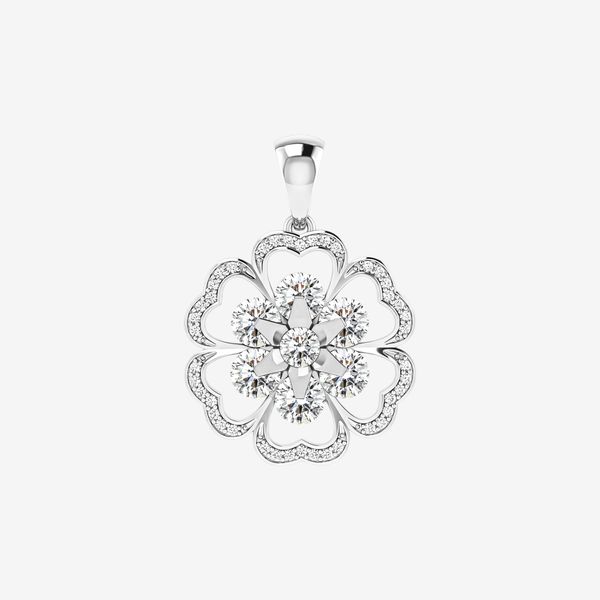  ACCENTED LUMINOUS BLOSSOM PENDANT 