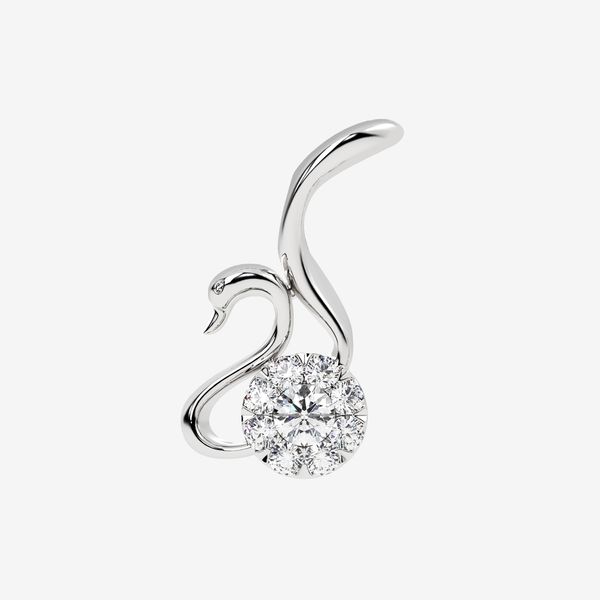  SWAN CLUSTER SLIDE PENDANT 