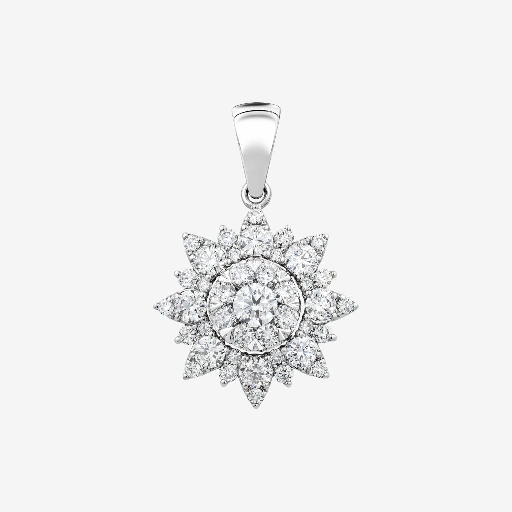  SUNBURST CLUSTER PENDANT 