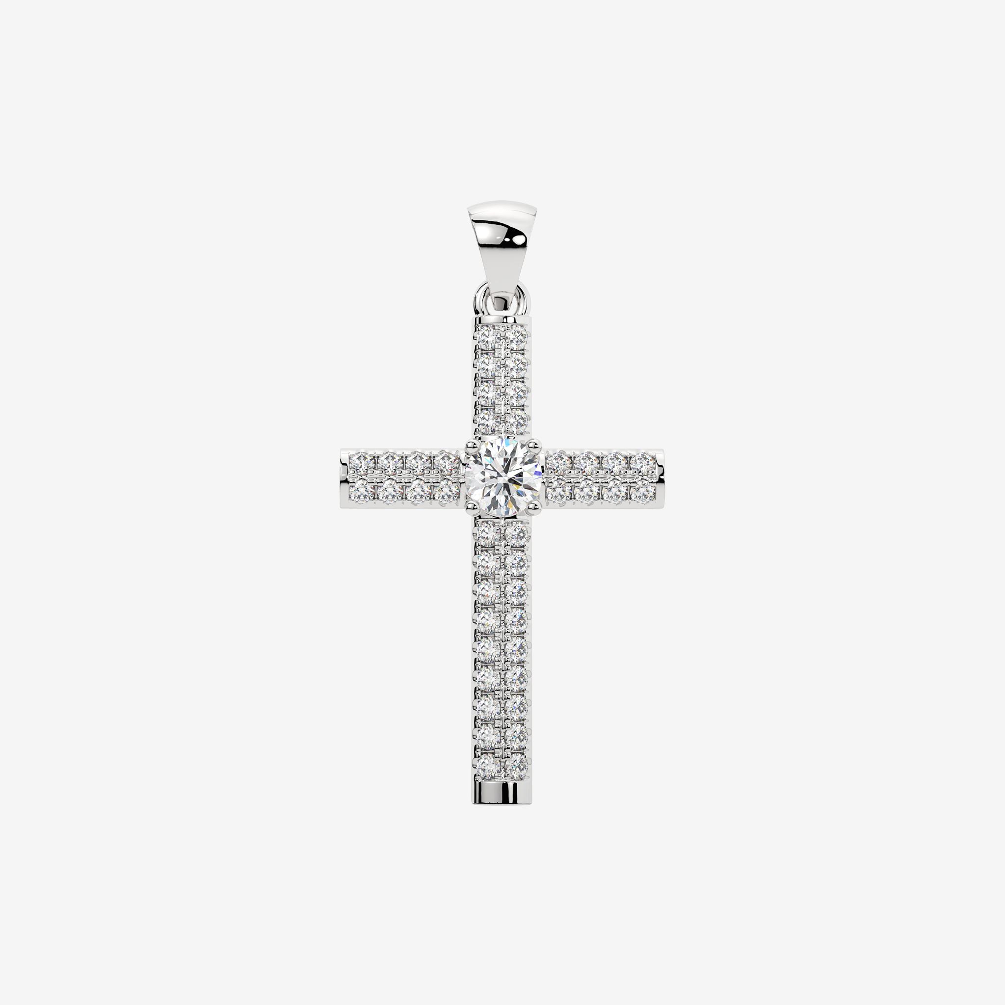 PAVÉ CROSS PENDANT