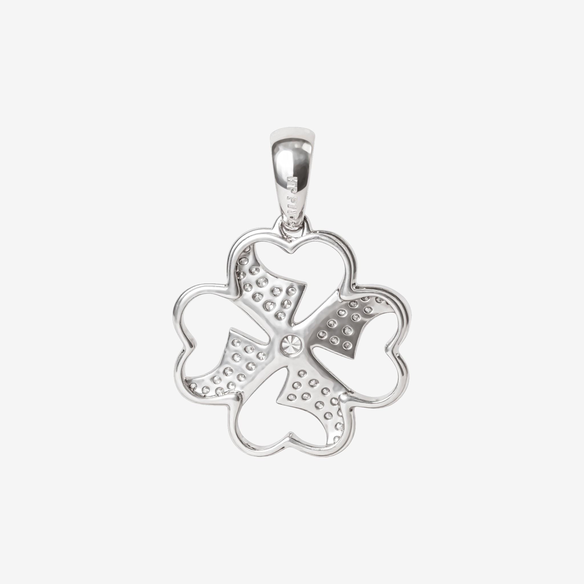 ACCENTED CLOVER PENDANT