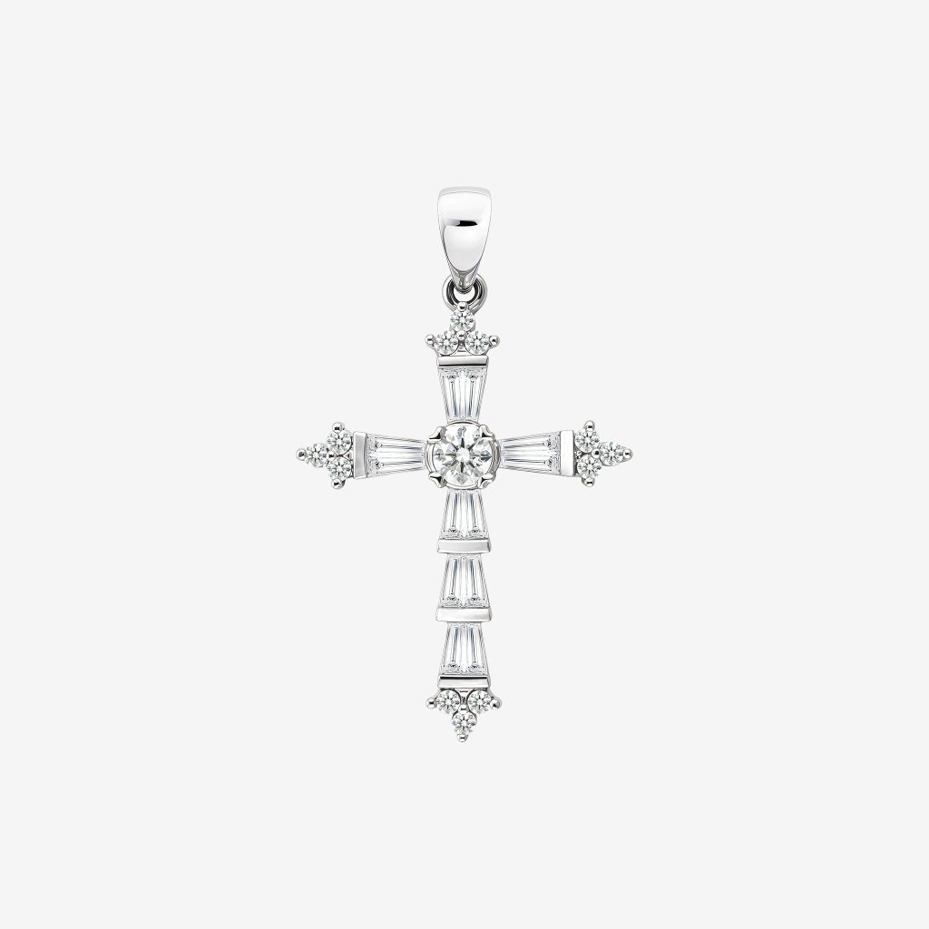  CATHEDRAL ICE CROSS PENDANT 