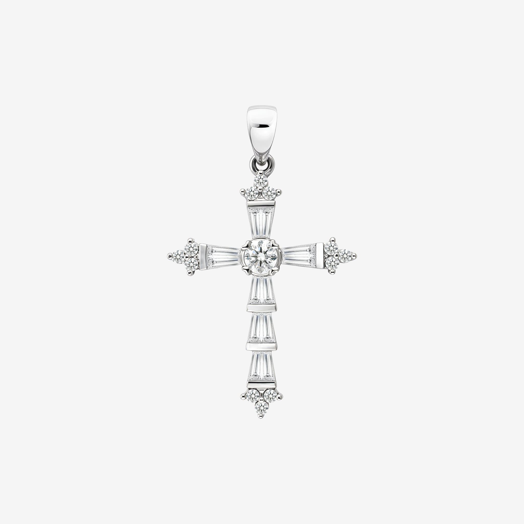CATHEDRAL ICE CROSS PENDANT