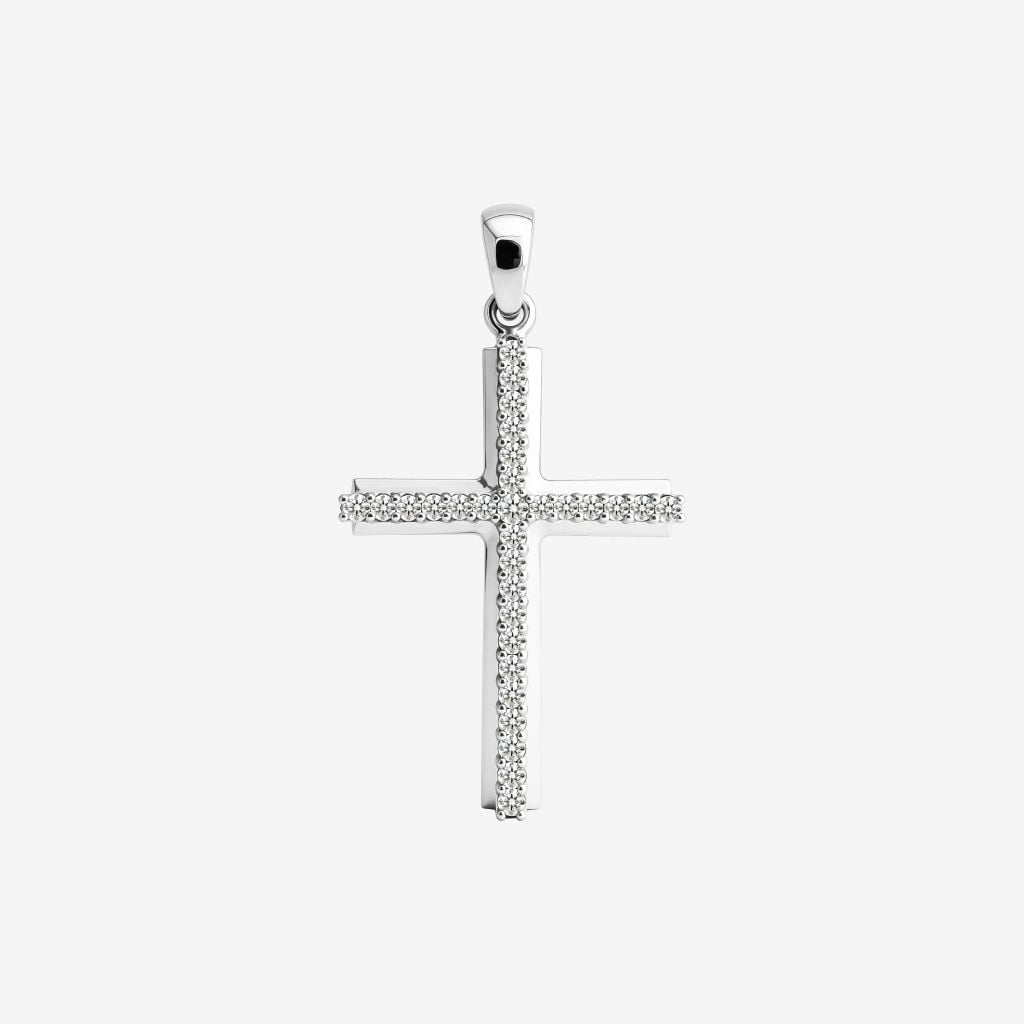  LINEAR CROSS PENDANT 