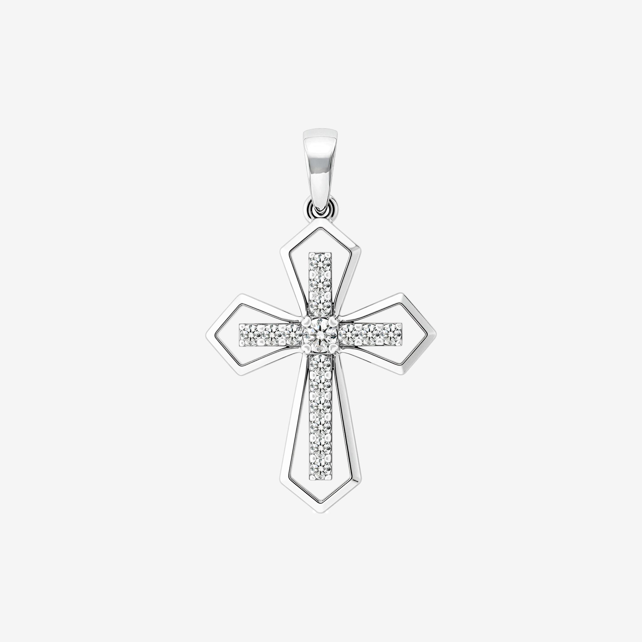 FLARED-ARM CROSS PENDANT
