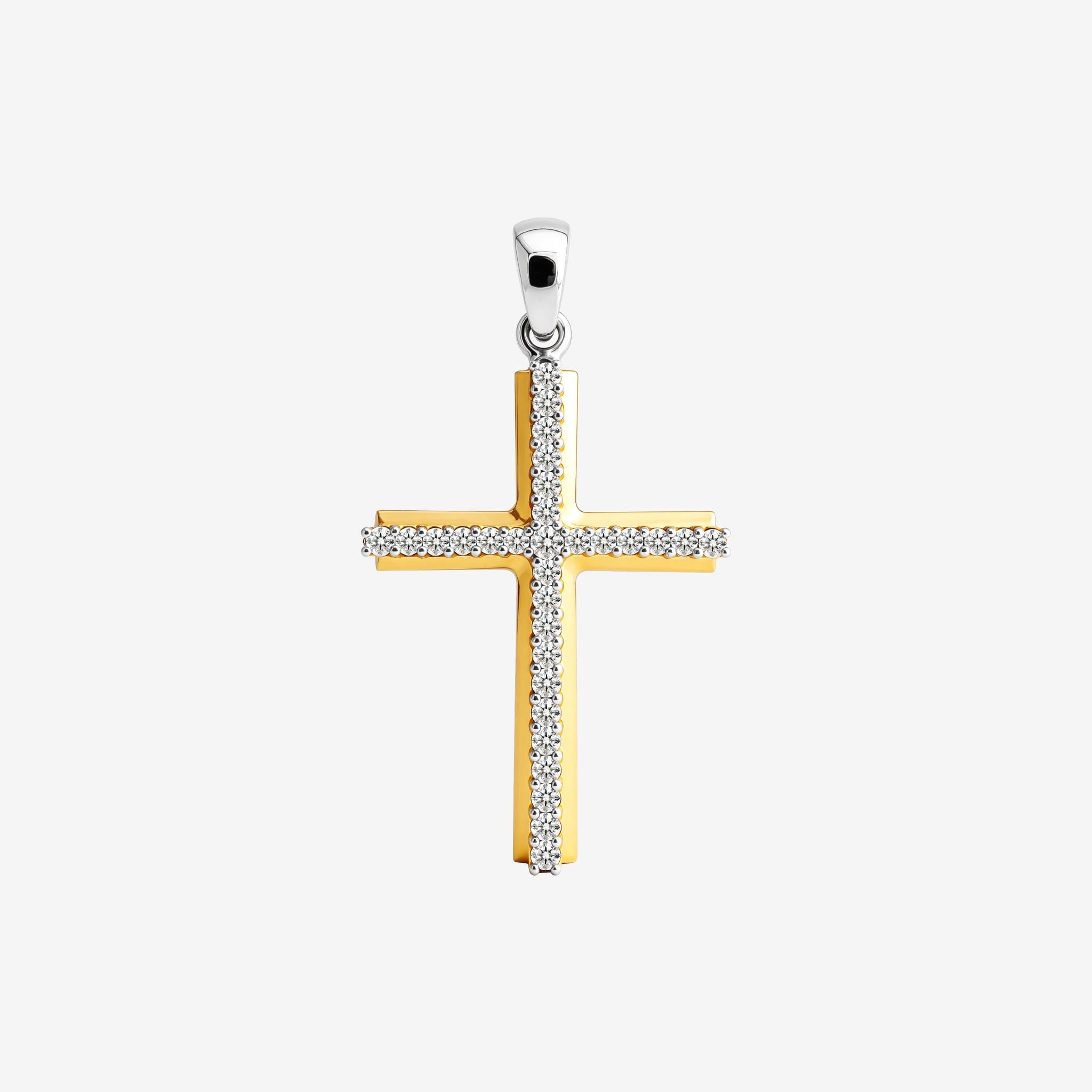 LINEAR CROSS PENDANT