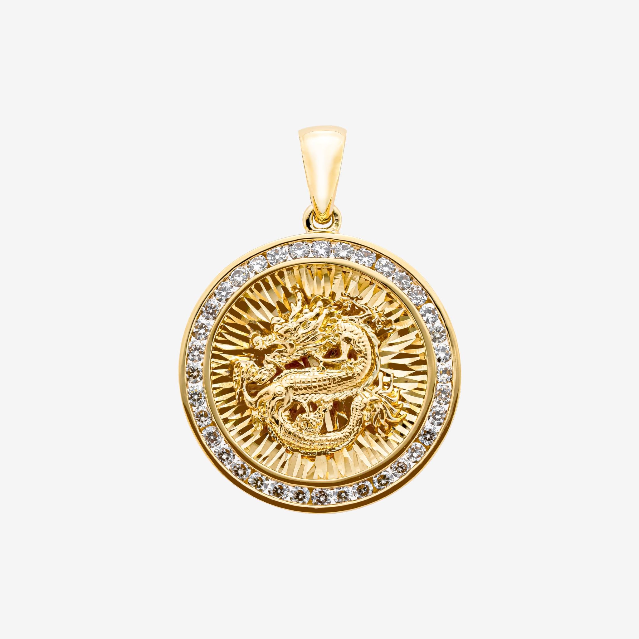 HALO ZODIAC MEDALLION PENDANT