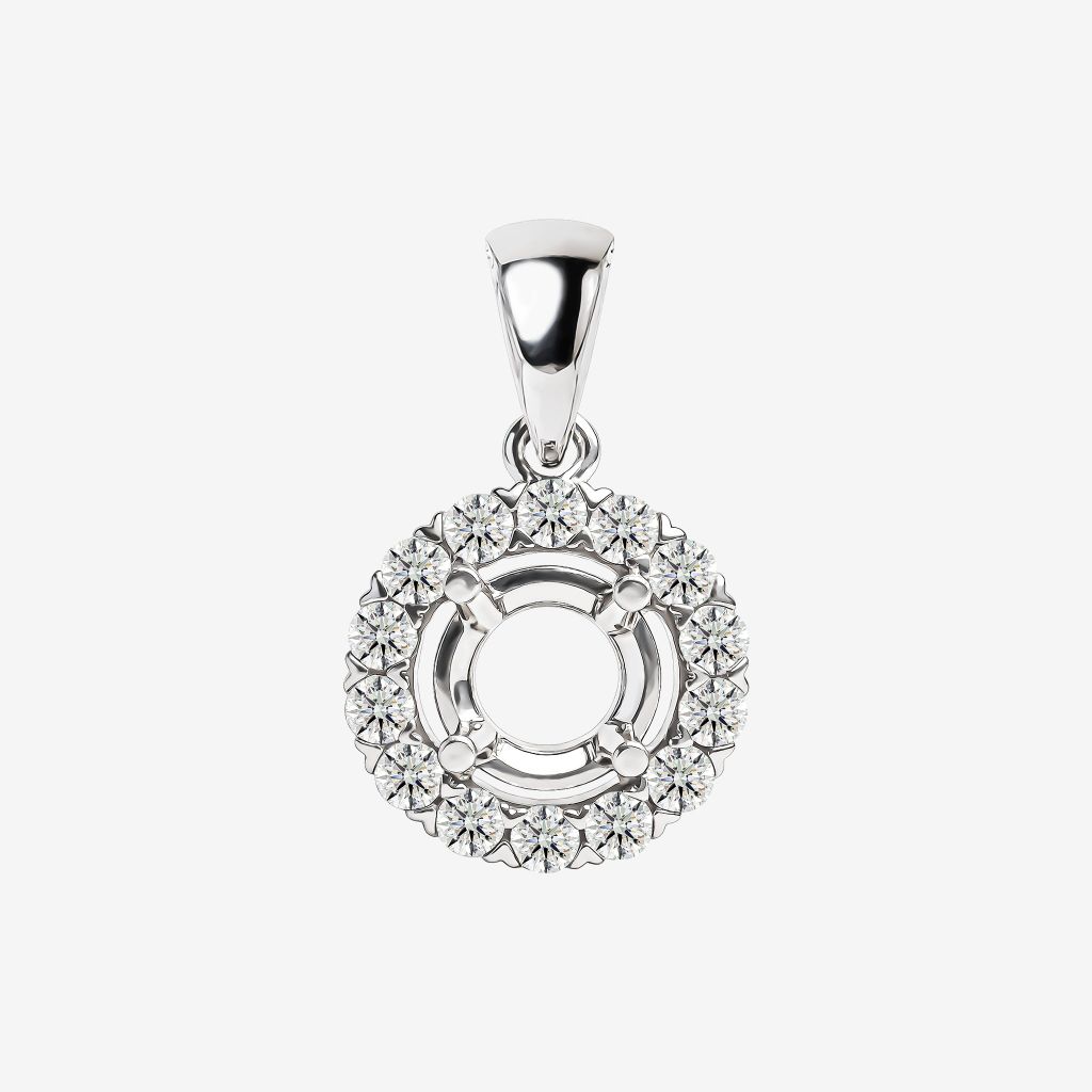  HALO SEMI-SET PENDANT 