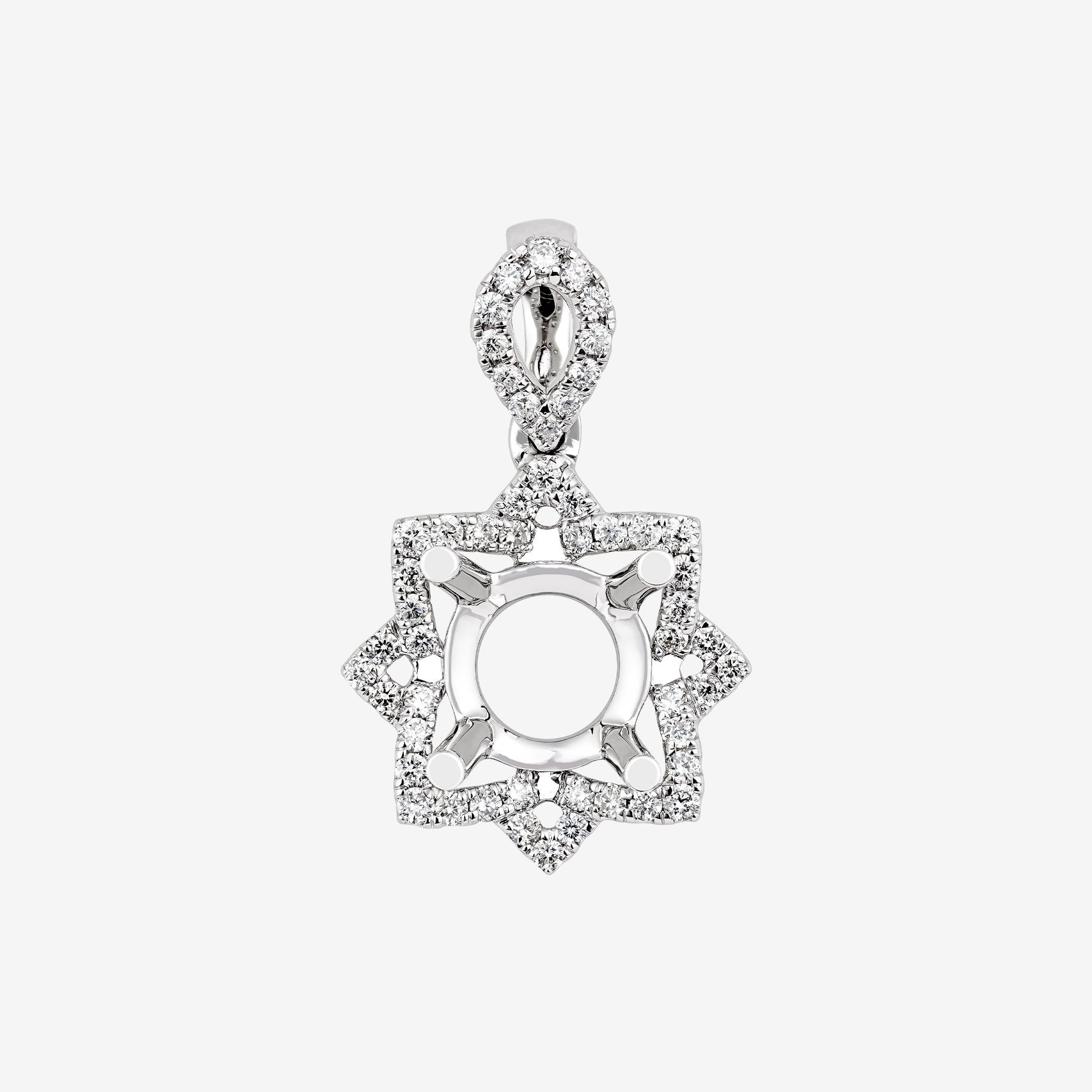 STAR HALO SEMI-SET PENDANT