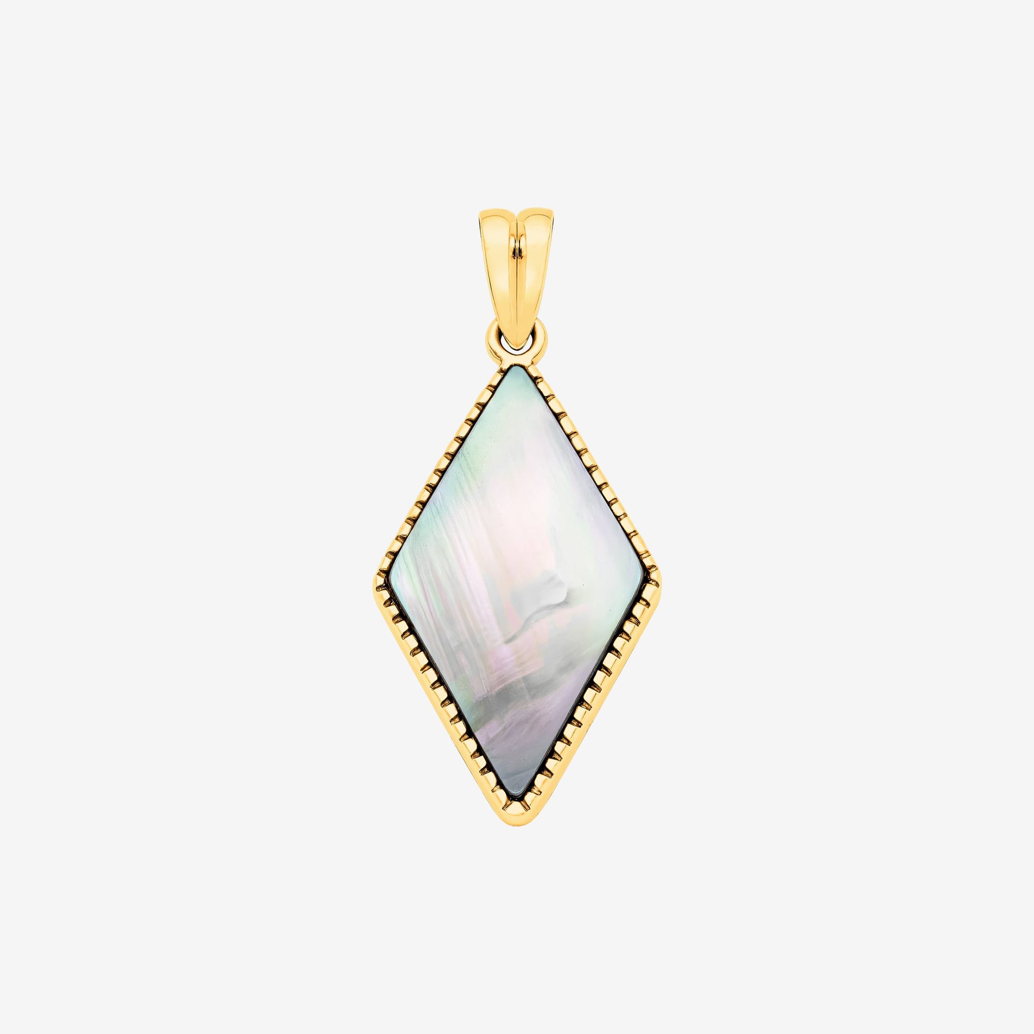 MOP DIAMOND SUIT PENDANT