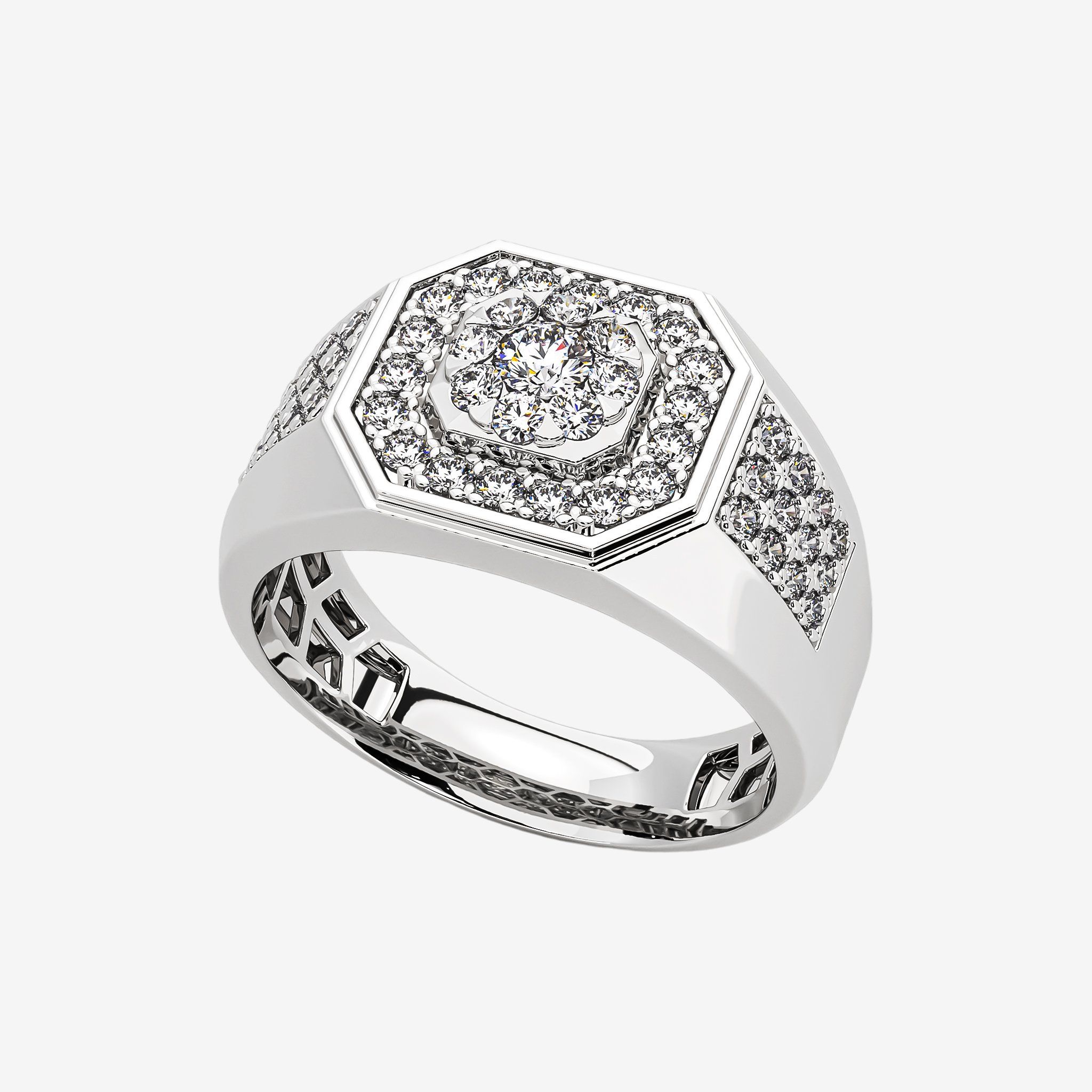ACCENTED CLUSTER RING